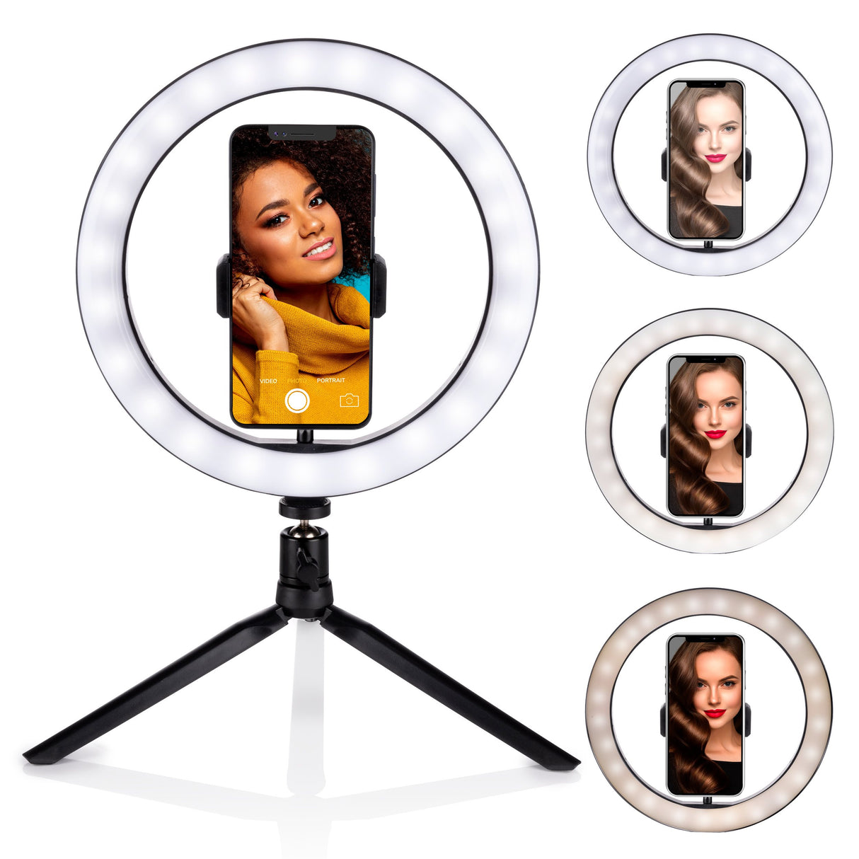 Grundig Ringlamp op Statief LED 25 cm - maximondo