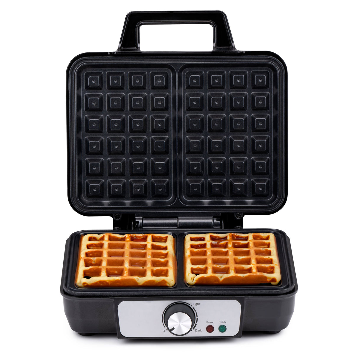 alpina Wafelijzer 1000W - Wafelmaker voor Brusselse Wafels - maximondo