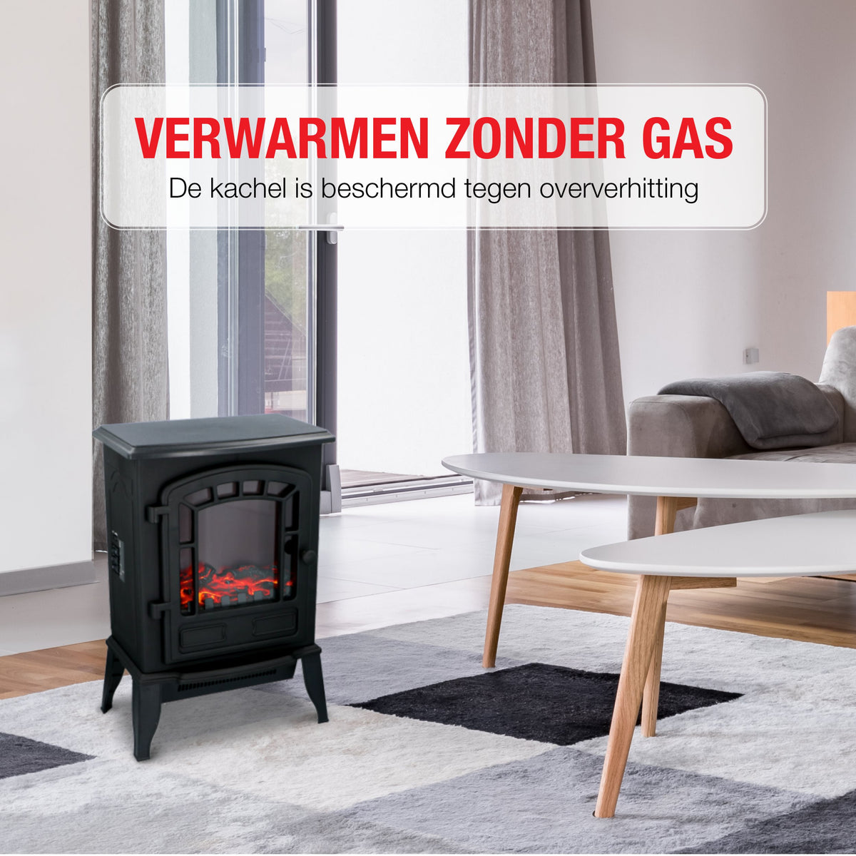 Classic Fire Sfeerhaard Elektrisch Torino 2000W