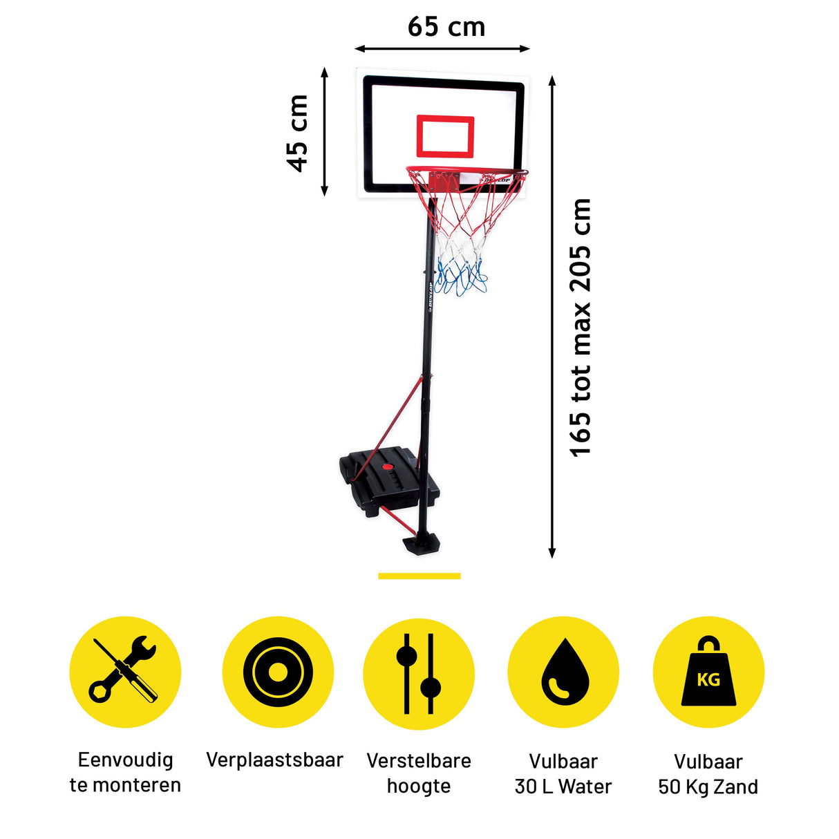 Dunlop Basketbalset Junior - maximondo