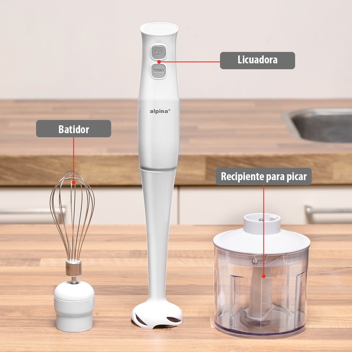 alpina Staafmixer Set 400W - maximondo