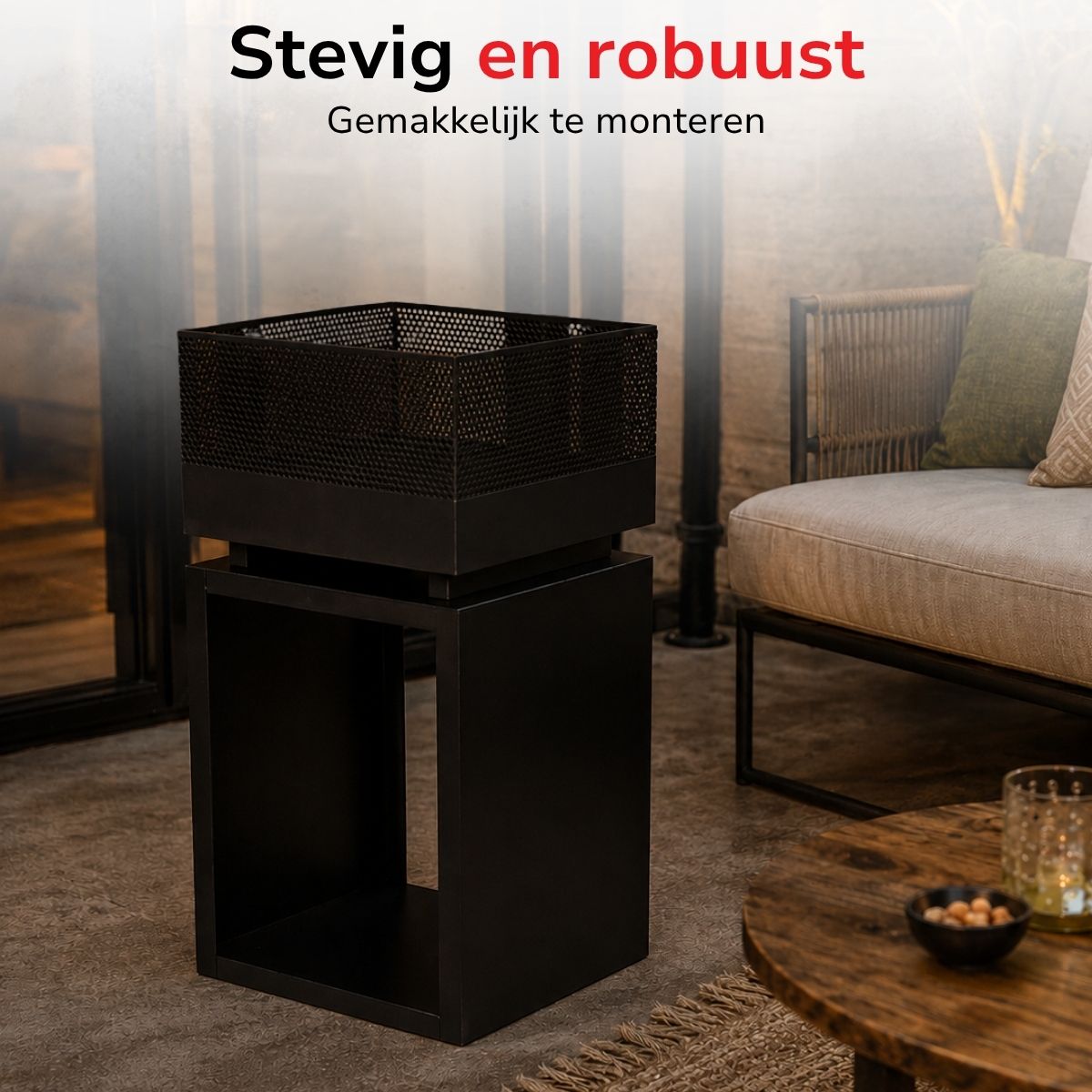BBQ Collection Vuurkorf 39x39x85 cm - maximondo