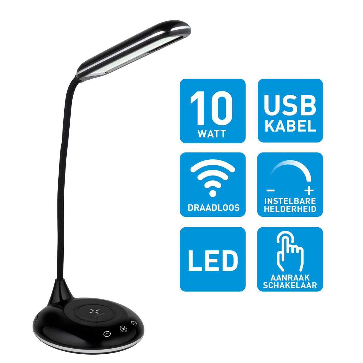 Grundig Bureaulamp met Oplader - maximondo