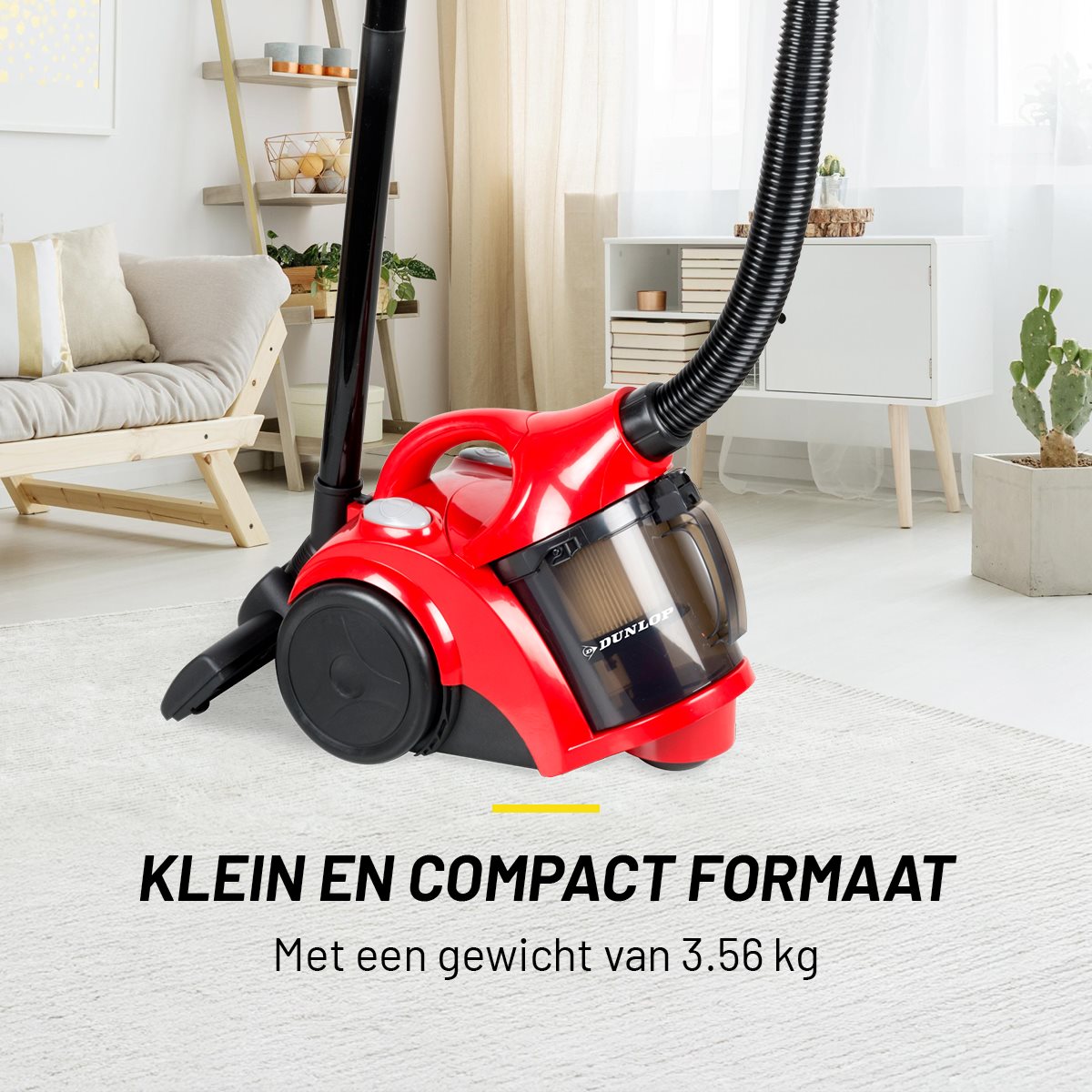 Dunlop Stofzuiger zonder Zak 700W - maximondo