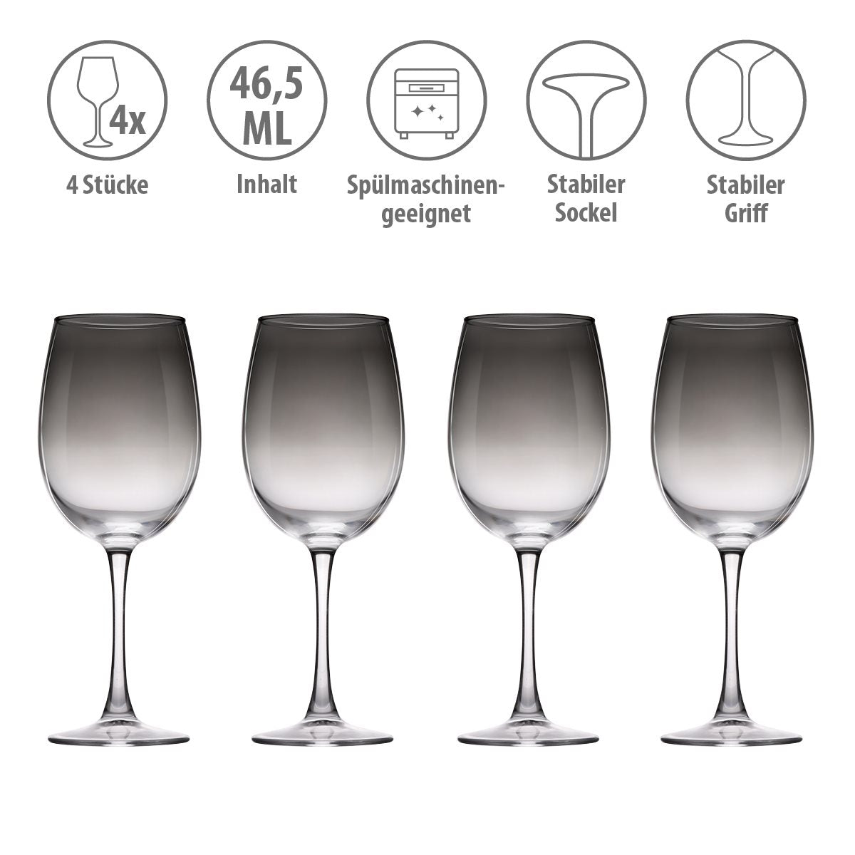 alpina Wijnglazen Set 4 Stuks - maximondo