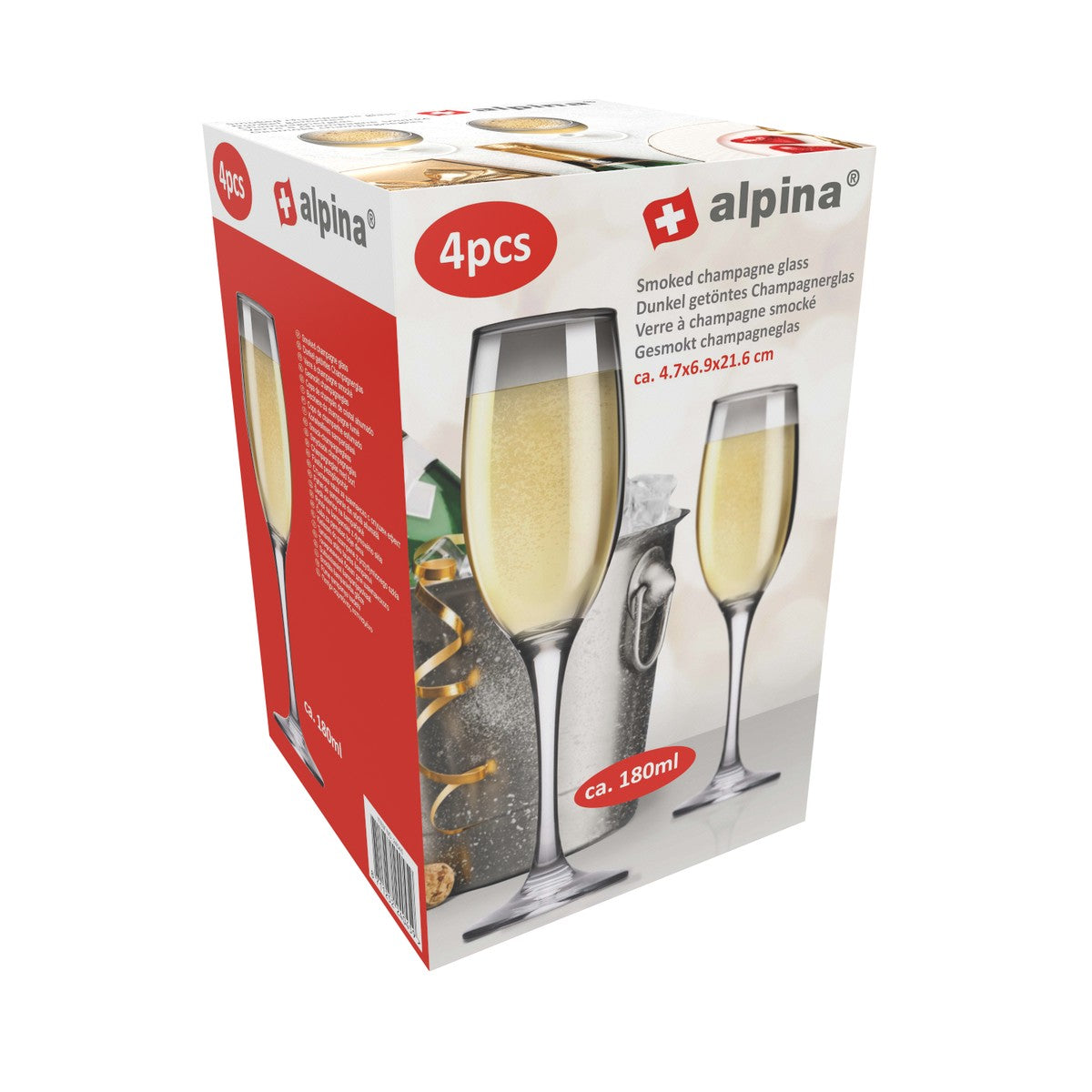 alpina Champagneglazen Set 4 Stuks