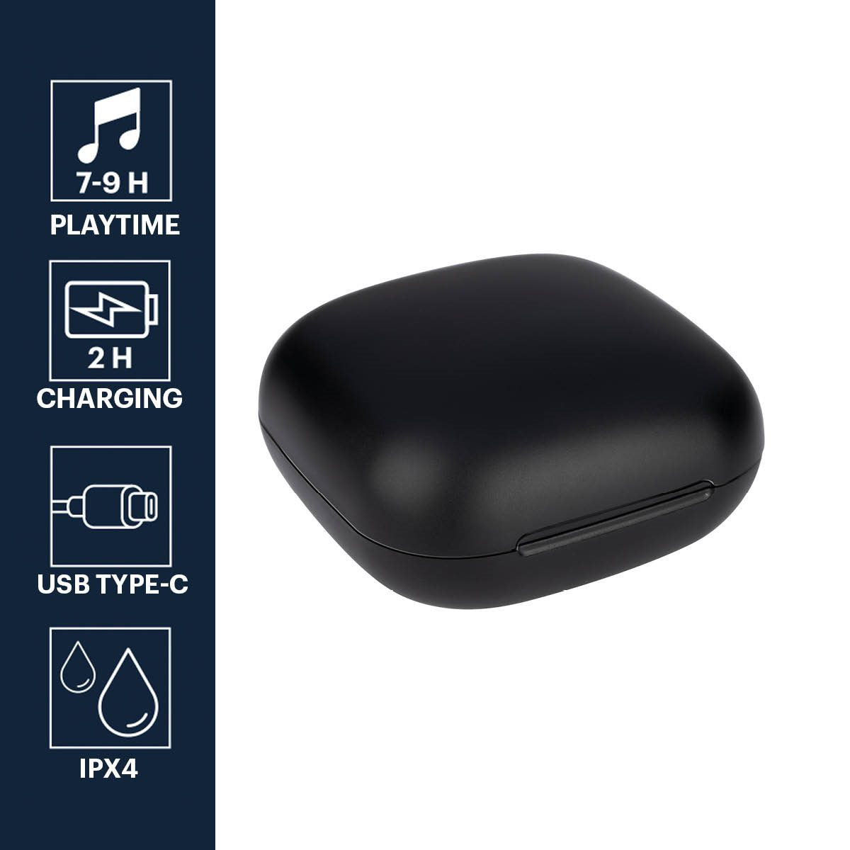 Grundig Draadloze Oordopjes - 30u speeltijd