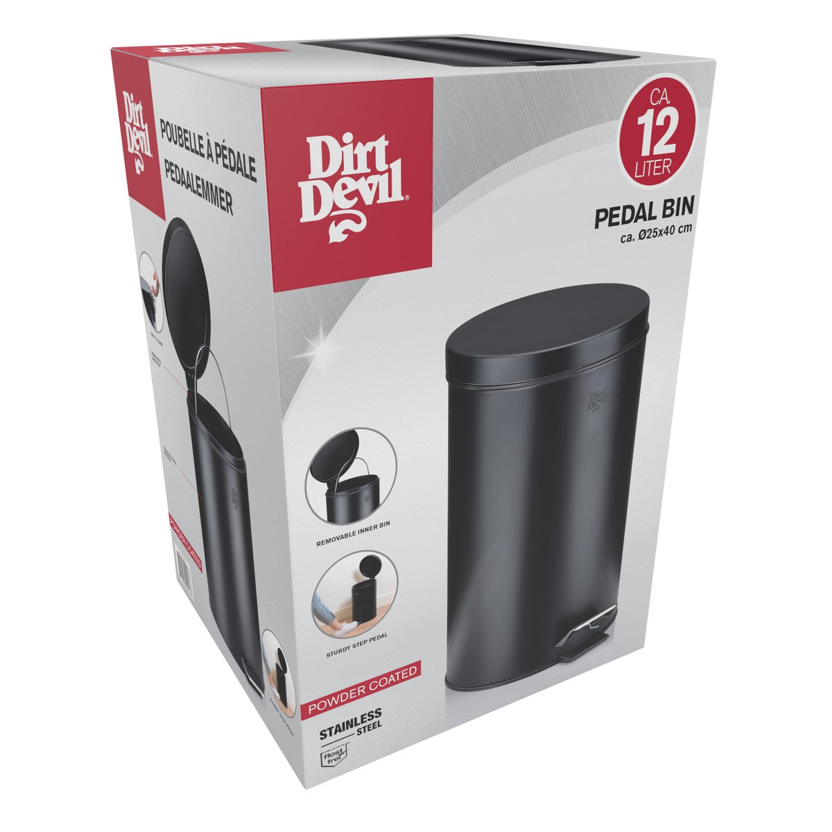 Dirt Devil Pedaalemmer 12L - maximondo