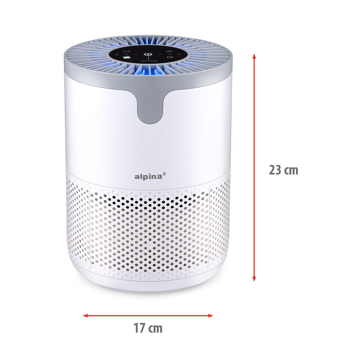 alpina Luchtreiniger met HEPA Filter - maximondo