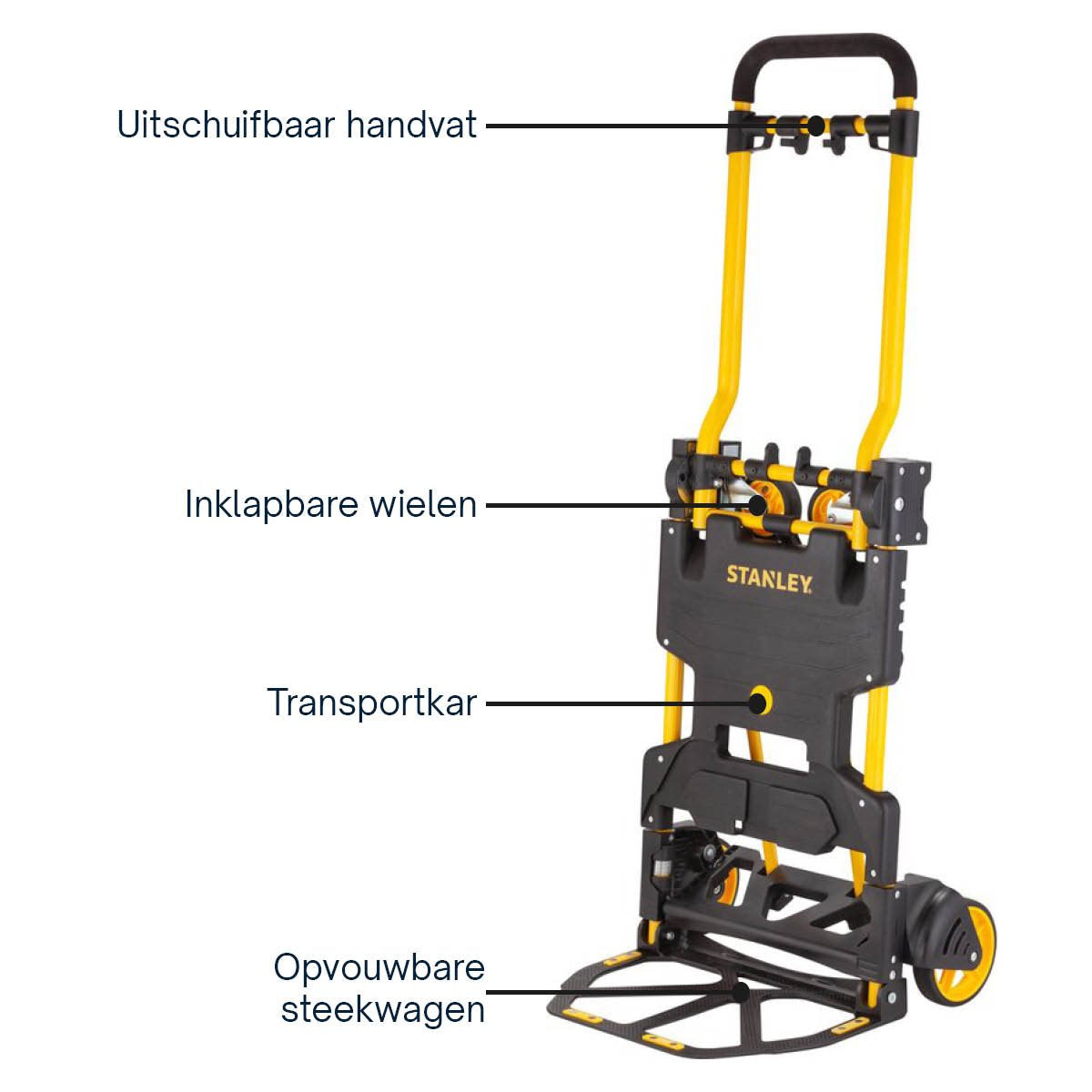 Stanley 2in-1 Steekwagen - 137 KG - maximondo
