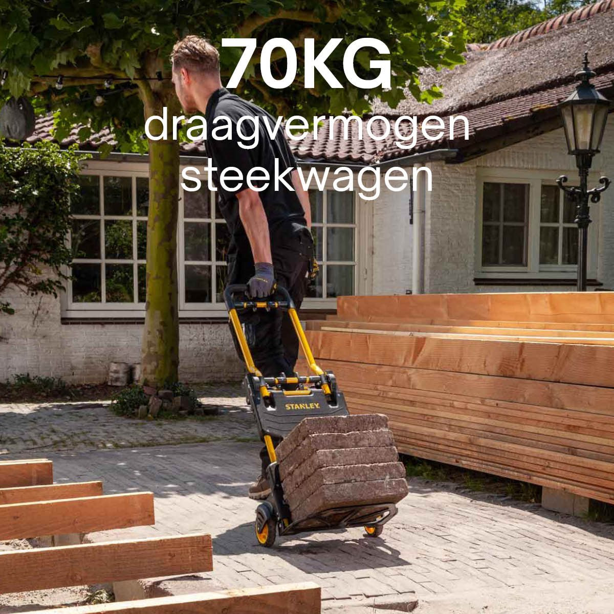 Stanley 2in-1 Steekwagen - 137 KG - maximondo