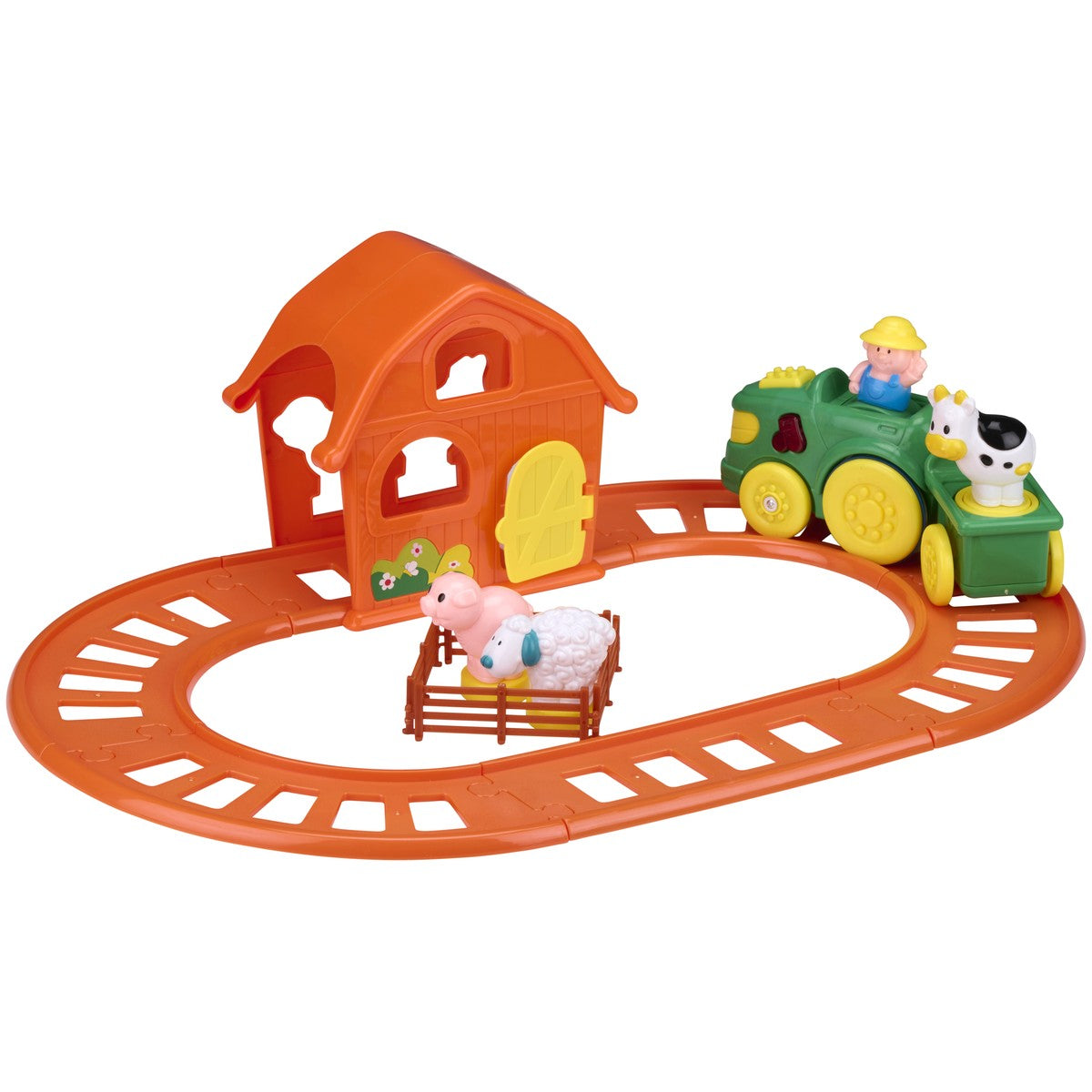 Eddy Toys Boerderij Trein met Geluid - maximondo