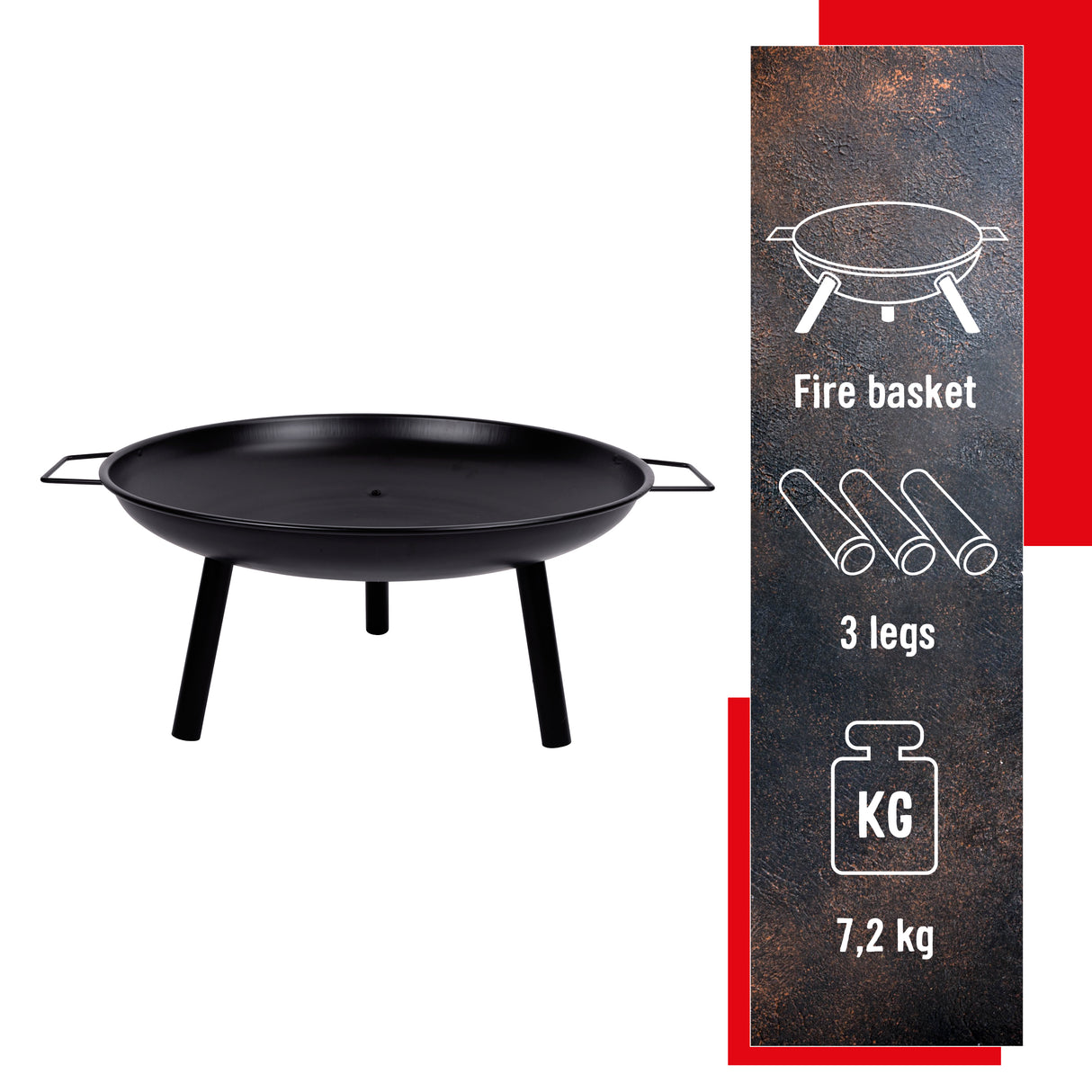 alpina Vuurschaal Ø60 cm - Buiten Vuurkorf