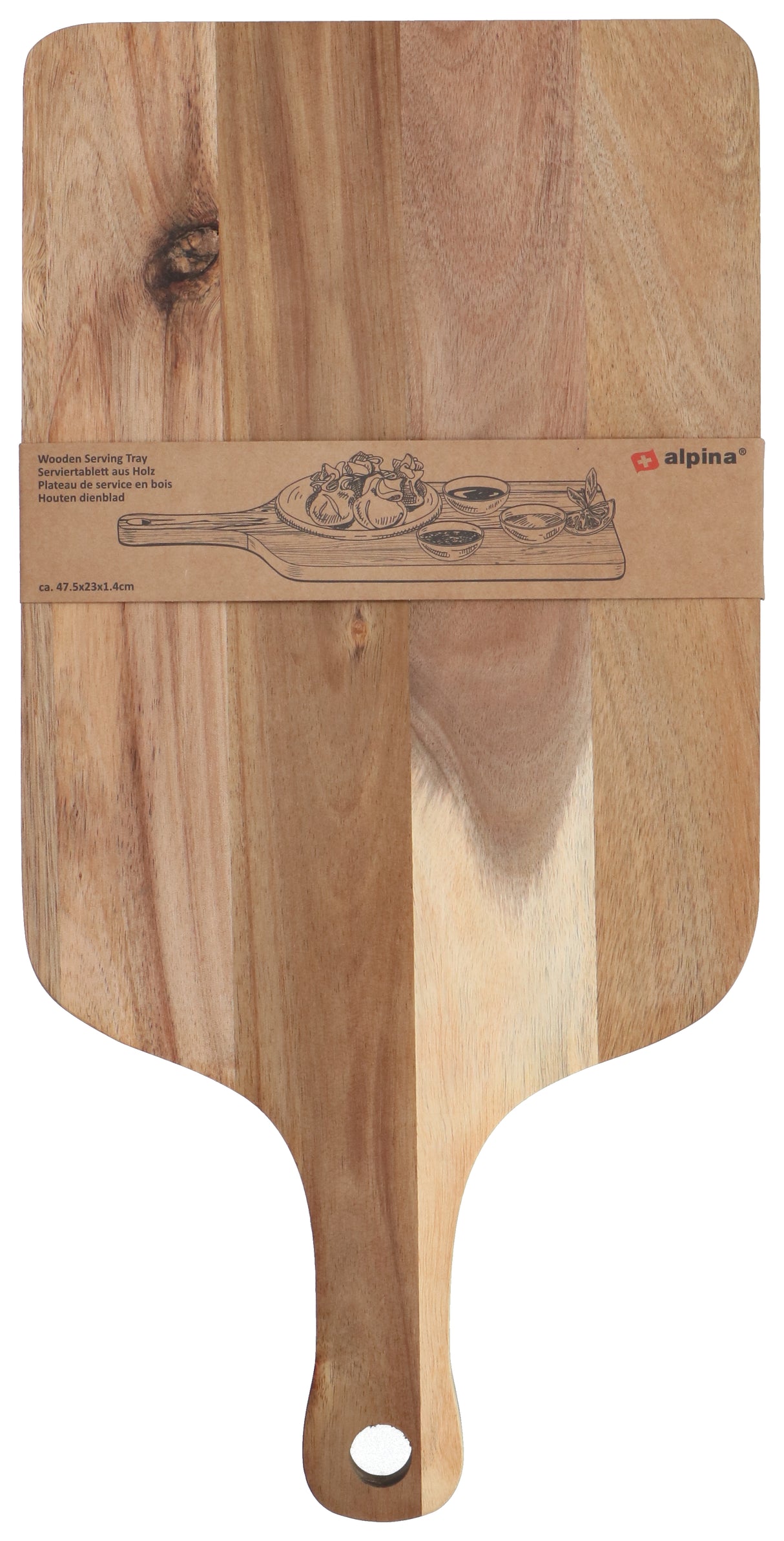 alpina Snijplank Hout 37,5x23 cm