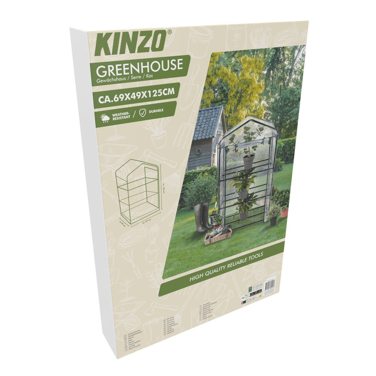 Kinzo Kweekkas 69x49x125 cm - maximondo