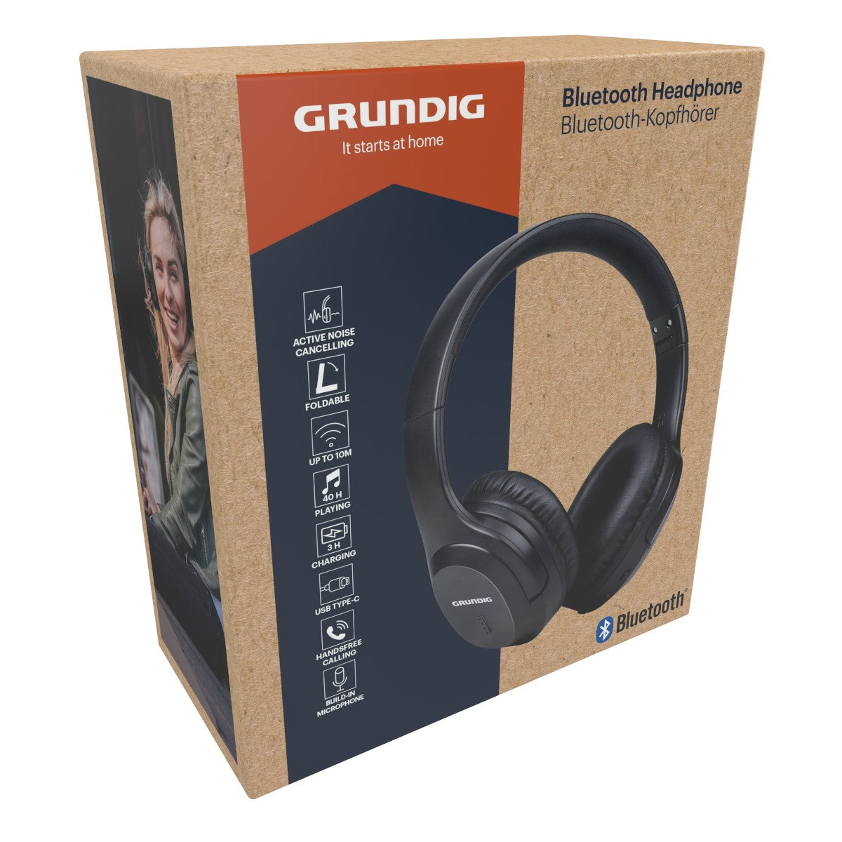 Grundig Draadloos Koptelefoon - maximondo
