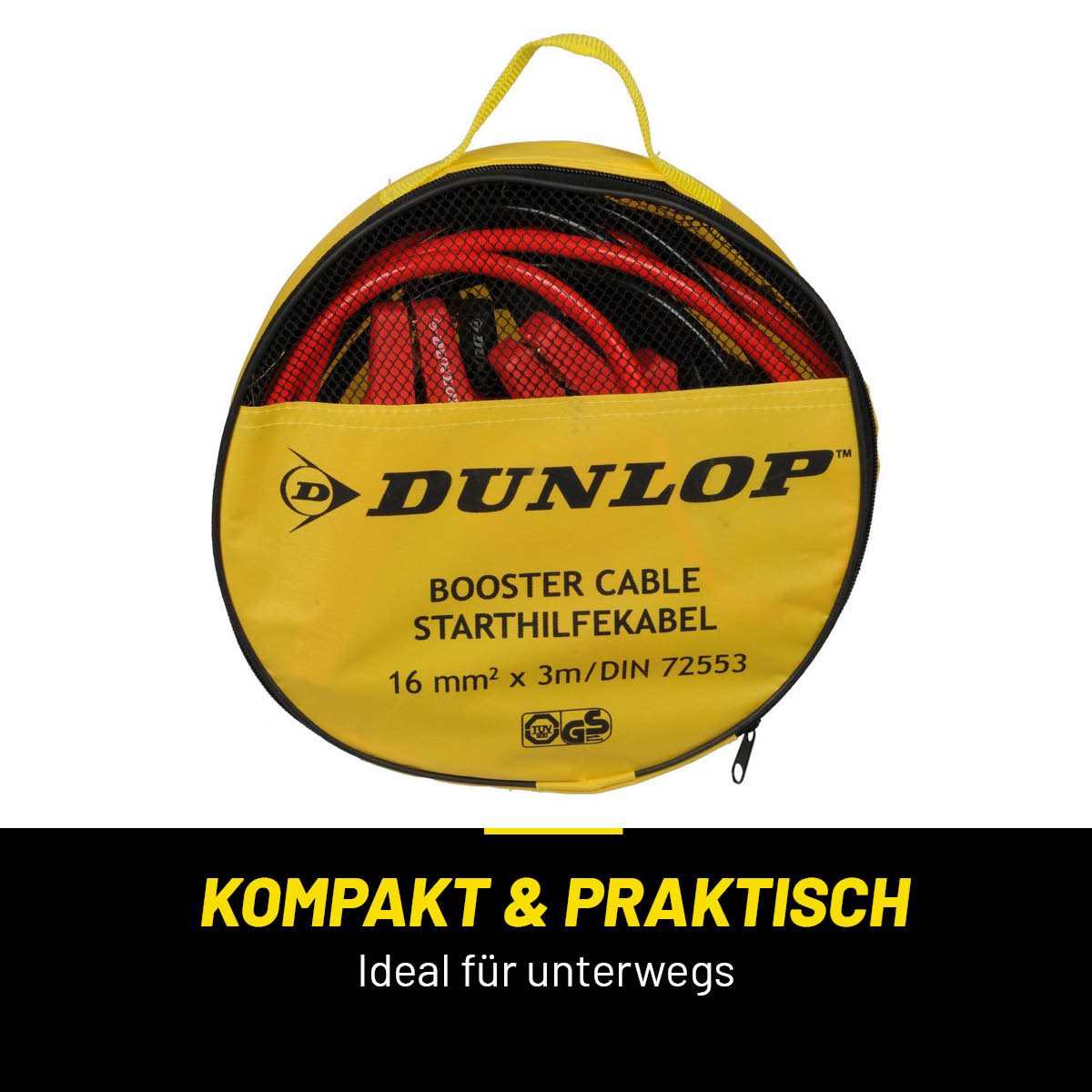 Dunlop Startkabels Auto - Jumpstarter met Draagtas - maximondo