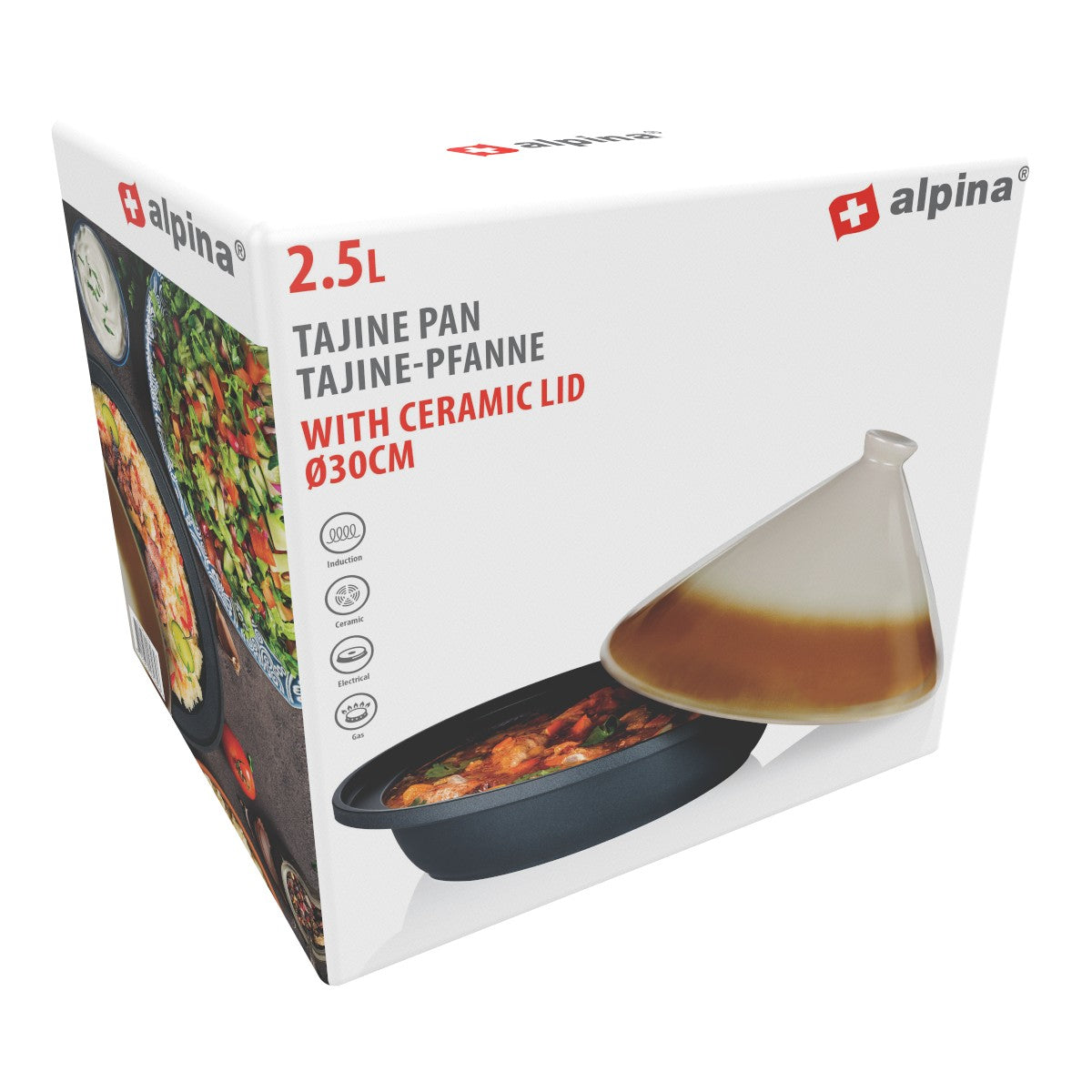 alpina Tajine Pan 2.5L, Inductie.