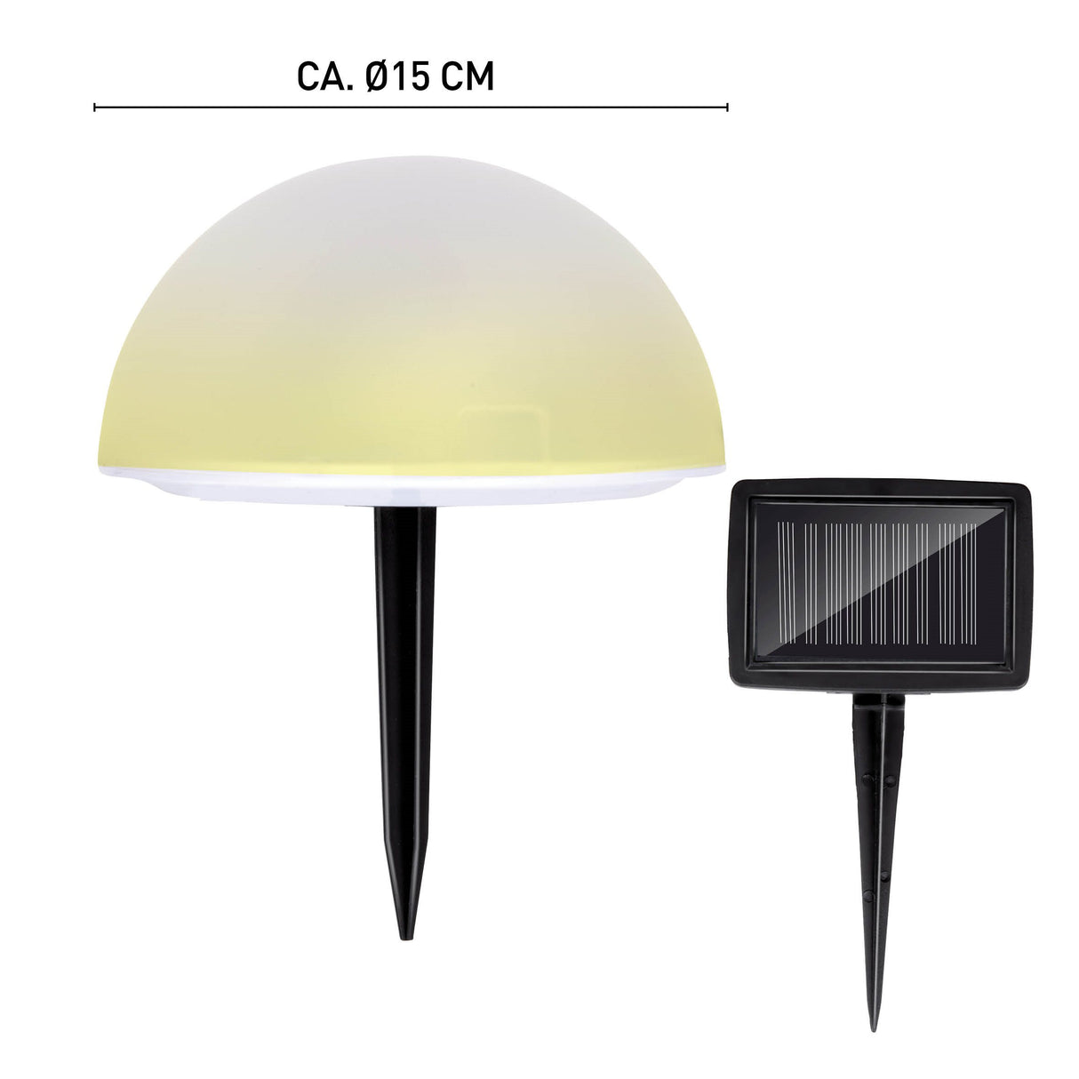 Grundig Solar Tuinspot - RGB & Warm Wit - maximondo