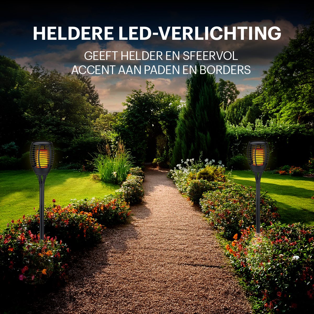 Grundig Solar Tuinfakkel 72cm - maximondo