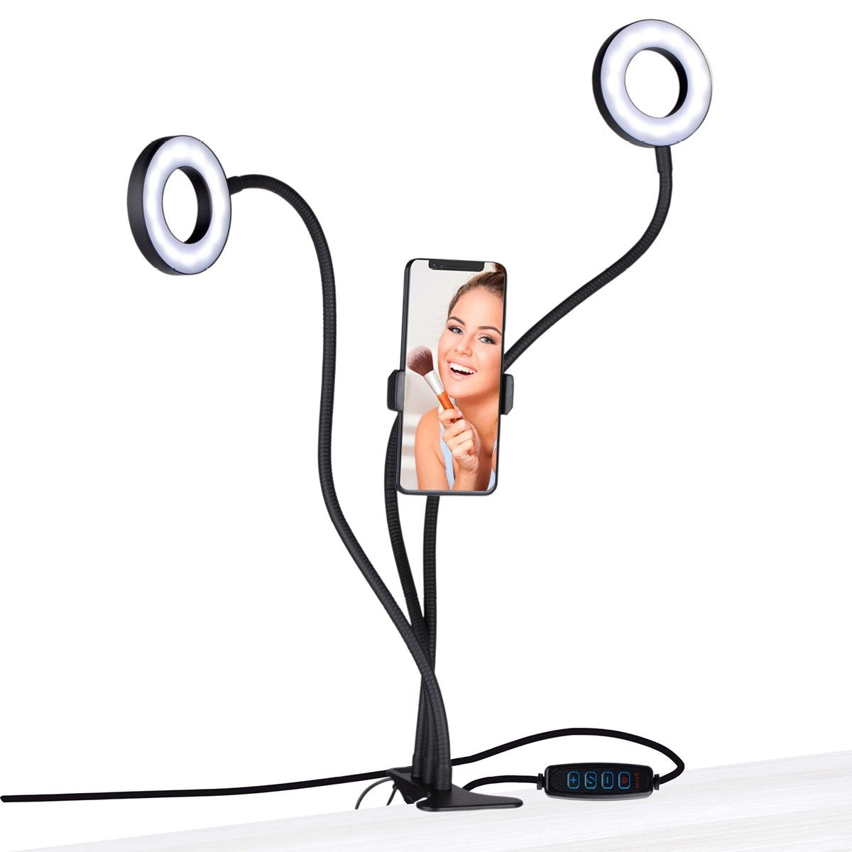 Grundig Ringlamp met Telefoonhouder - maximondo
