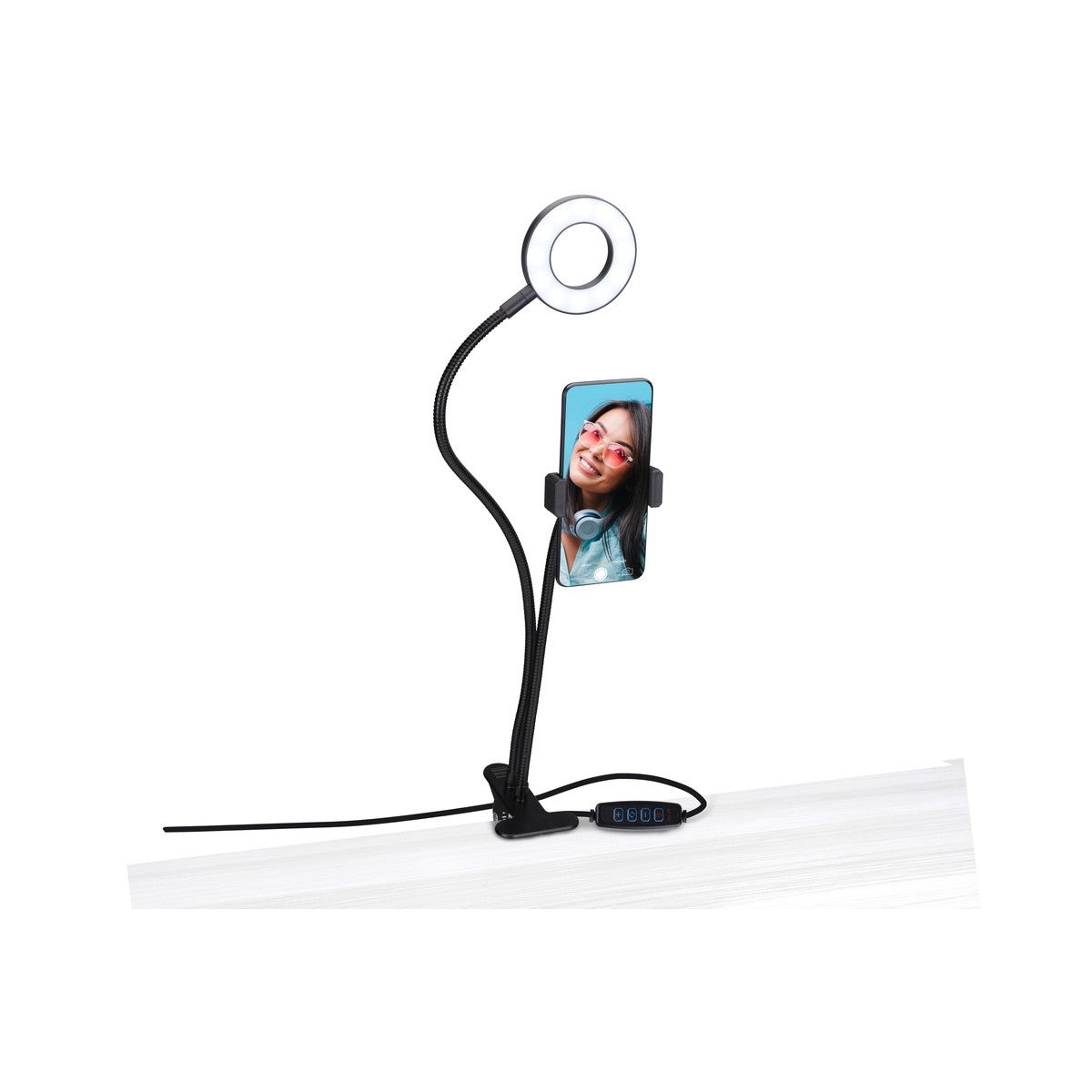 Grundig Ringlamp met Telefoonhouder - maximondo