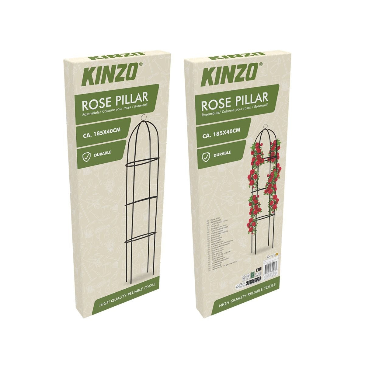Kinzo Rozen Plantensteun Rond 185x40cm - maximondo