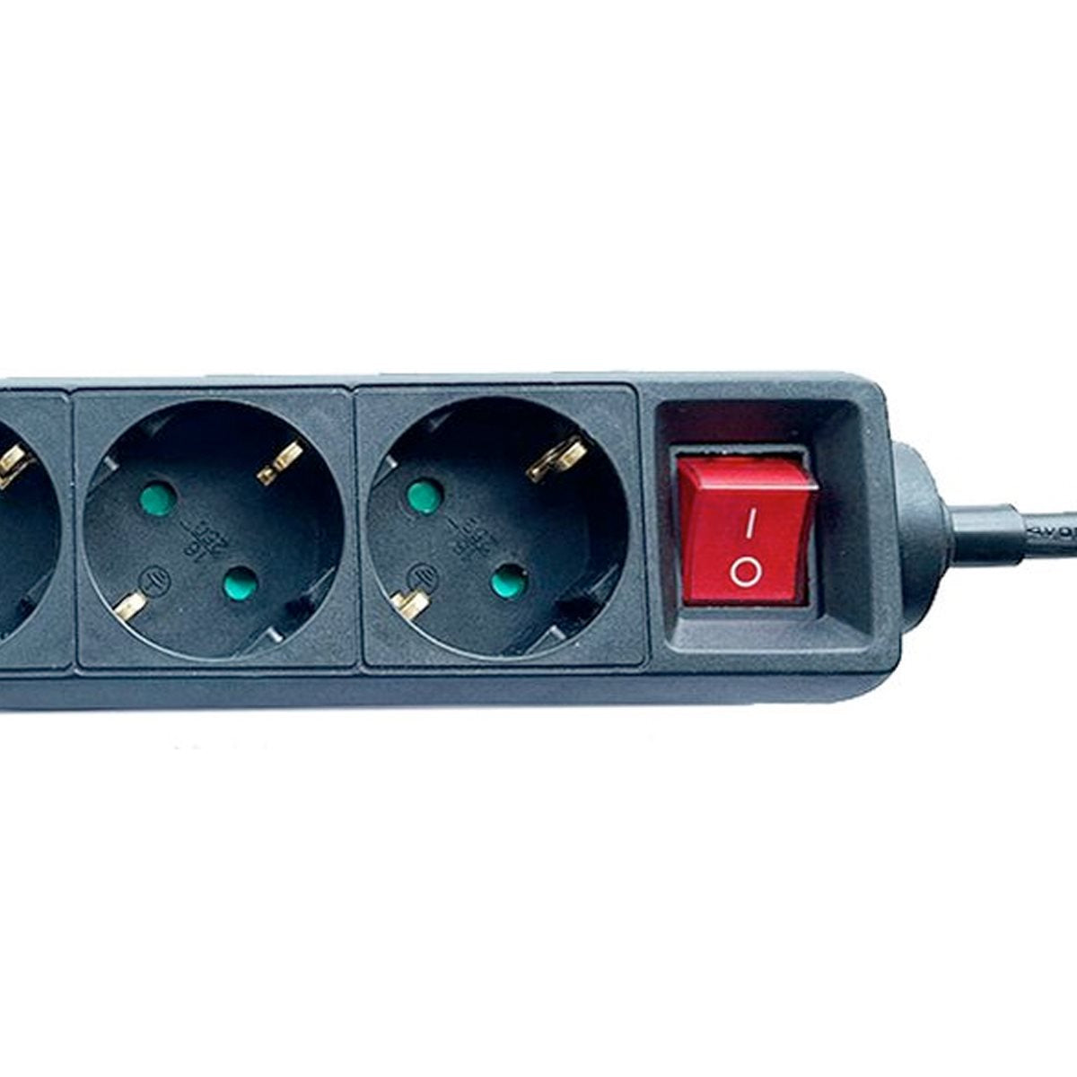 Grundig 6Voudig Stekkerdoos Zwart - maximondo