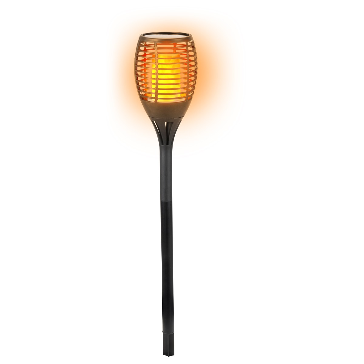 Grundig Tuinlamp solar 72 LED's vlameffect Ø12cm x 77cm hoog - maximondo