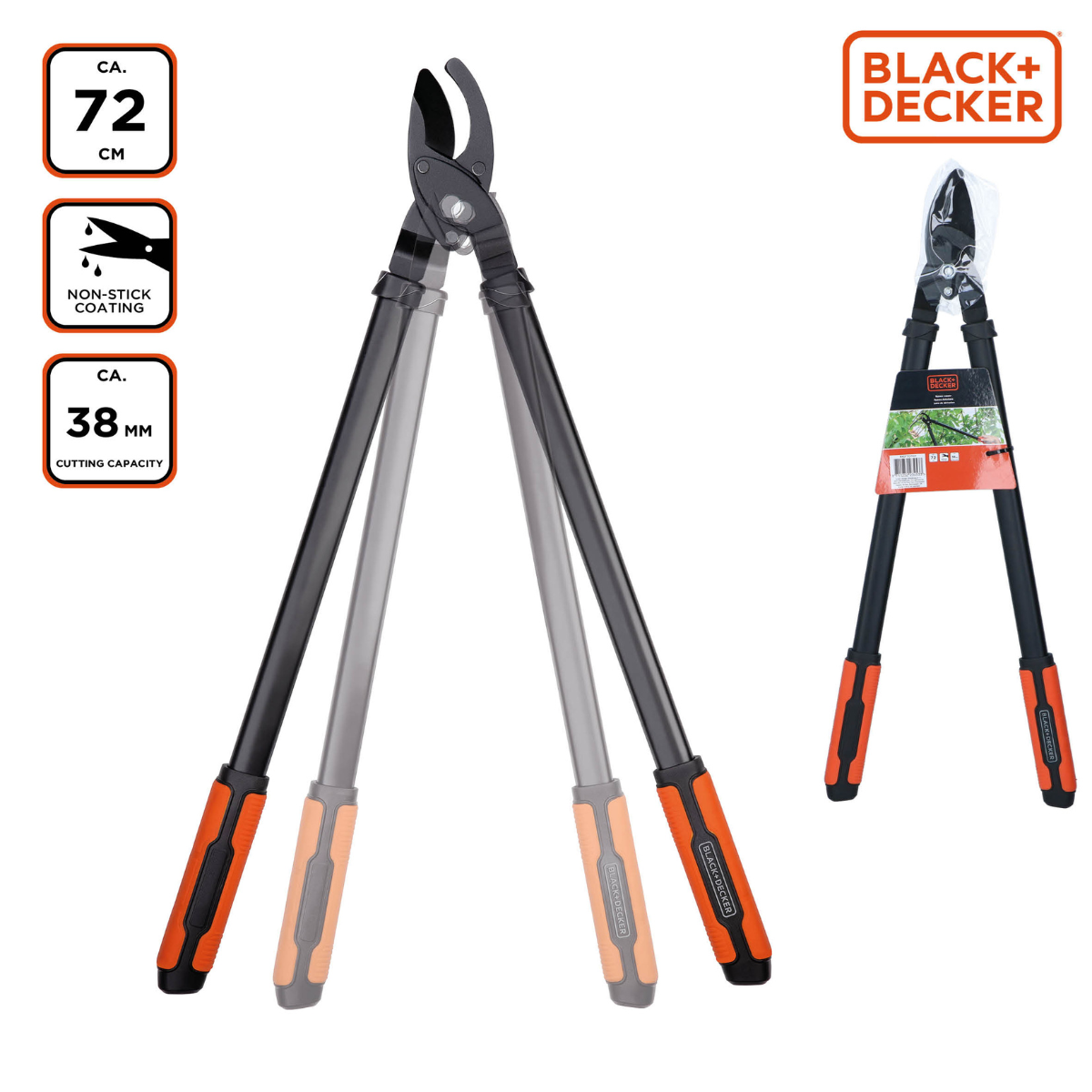 BLACK+DECKER Takkenschaar 72CM - maximondo