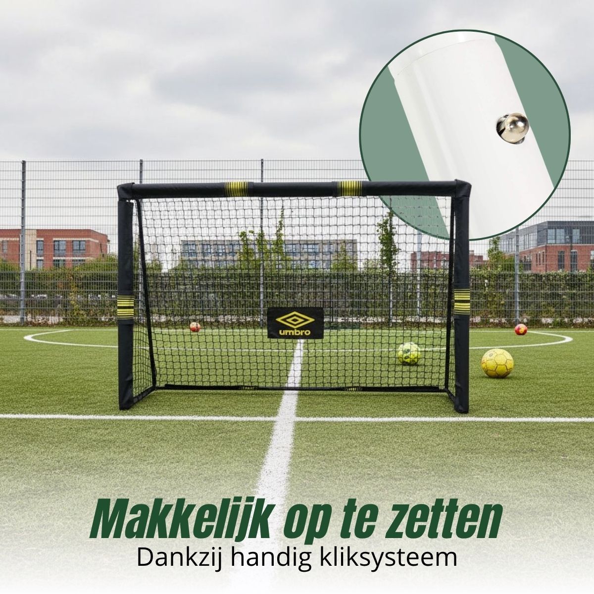 Umbro Voetbaldoel 240 x 160 x 85cm