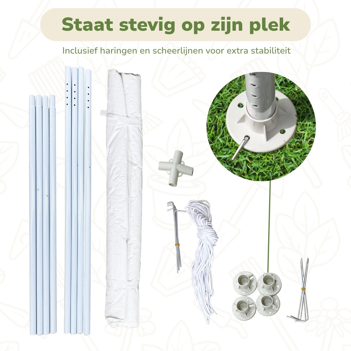 Kinzo Partytent 3x3m - Waterdicht - maximondo