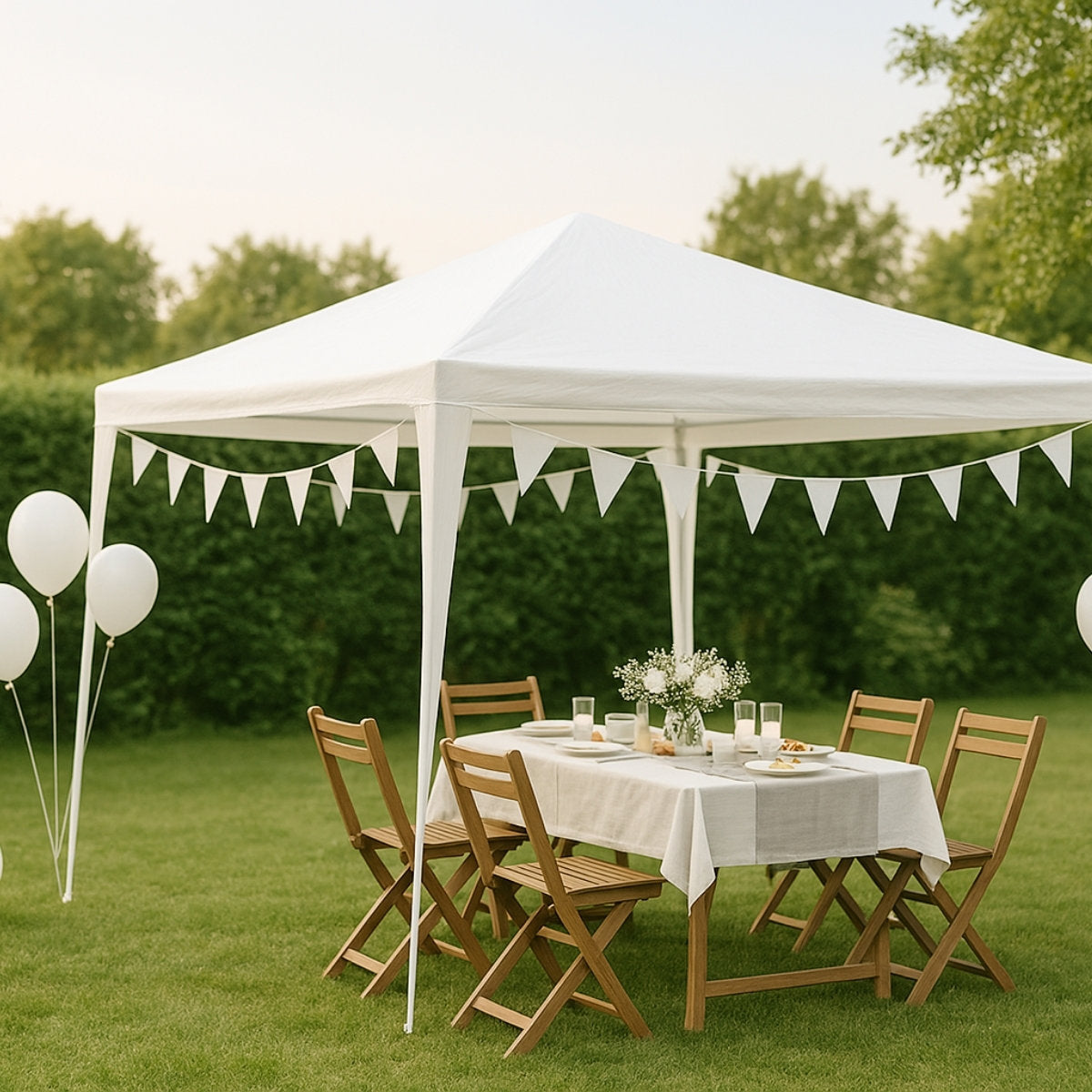 Kinzo Partytent 3x3m - Waterdicht - maximondo