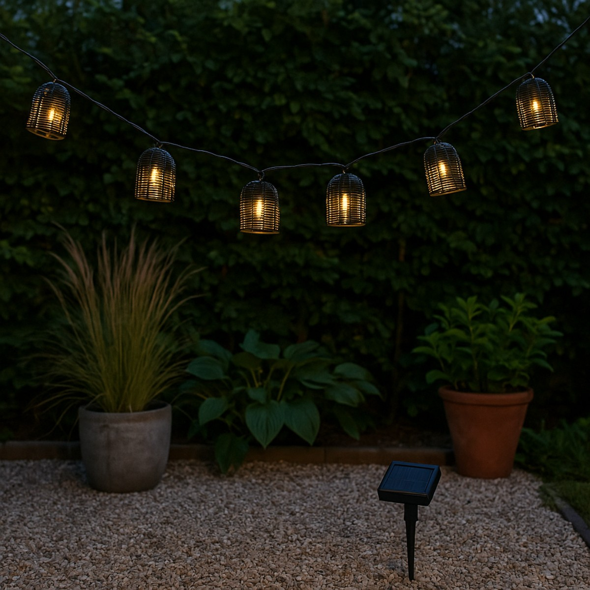 Arti Casa Tuinverlichting Solar – Solar Lichtsnoer met 10 LED-lampen - maximondo