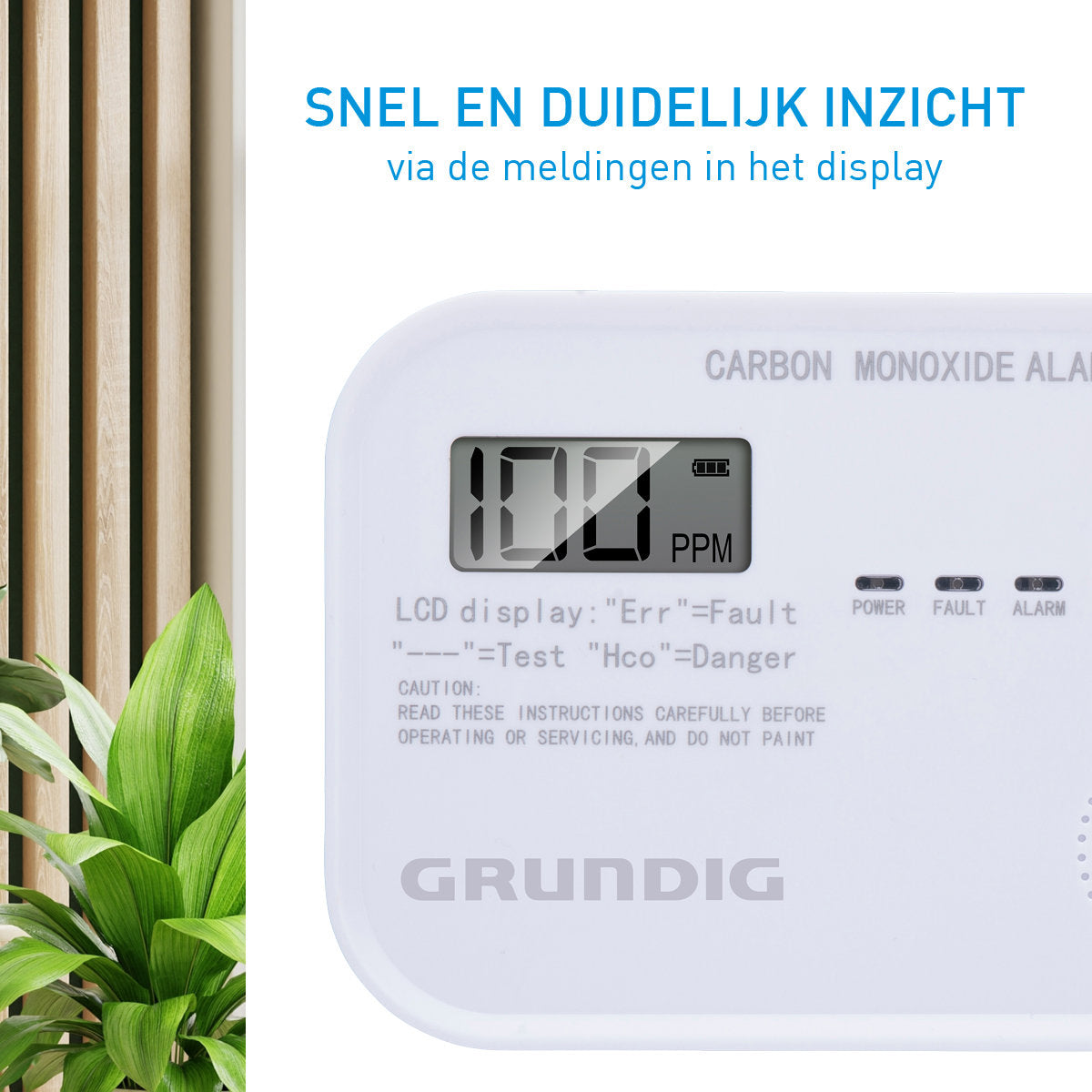 Grundig CO Melder Koolmonoxidemelder