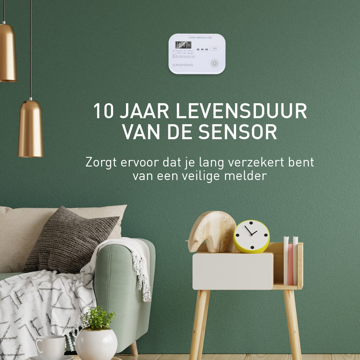 Grundig CO Melder Koolmonoxidemelder