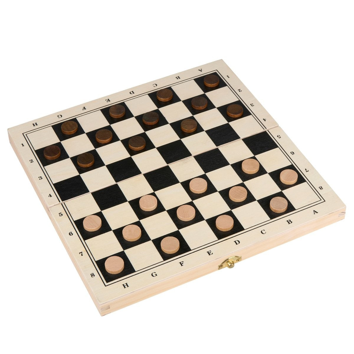 Eddy Toys Houten Schaak- En Dambord 2-in-1 - maximondo