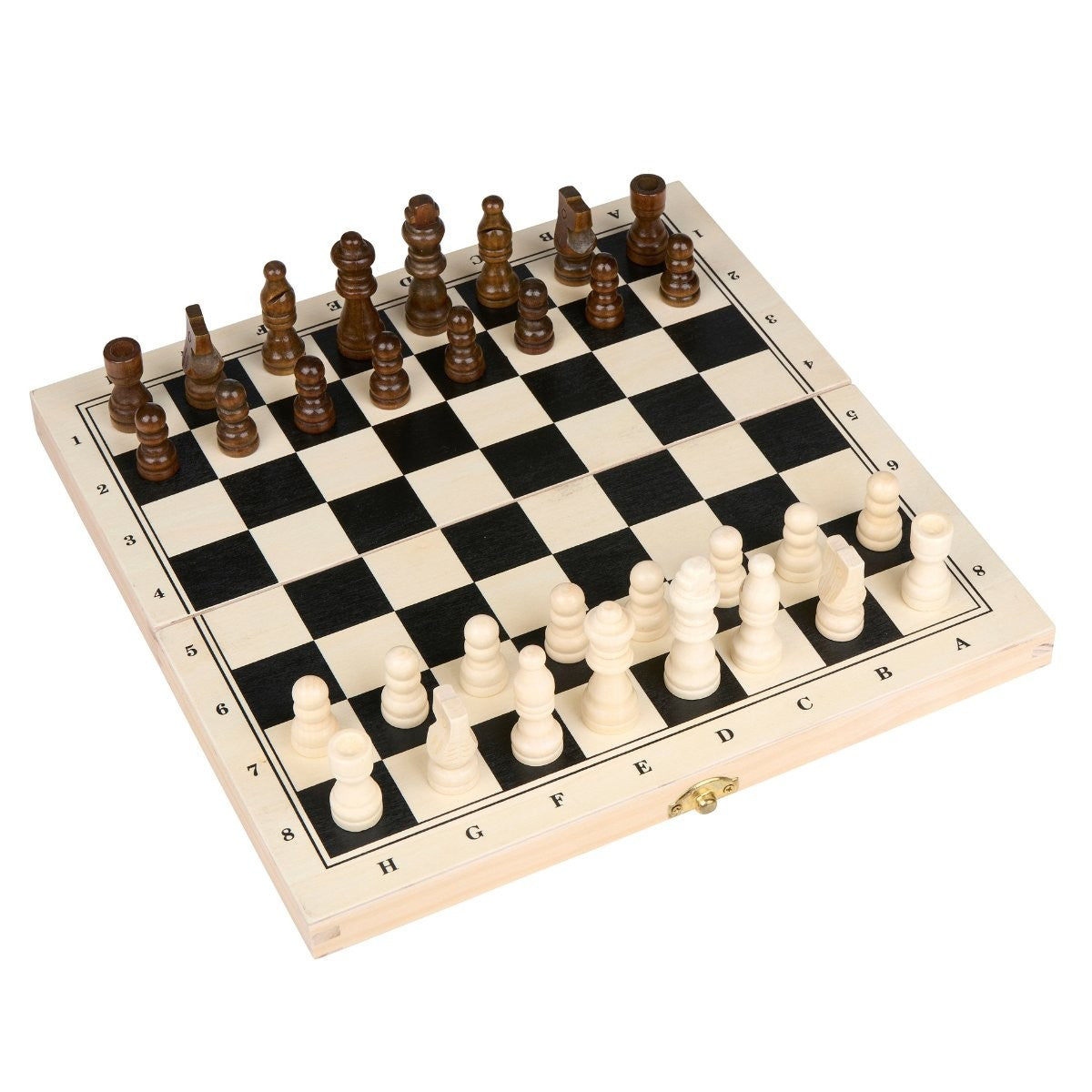 Eddy Toys Houten Schaak- En Dambord 2-in-1 - maximondo