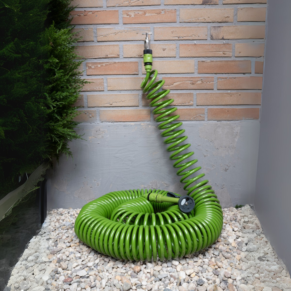 Kinzo Spiraal Tuinslang Set 30M - Automatisch Oprollend - maximondo