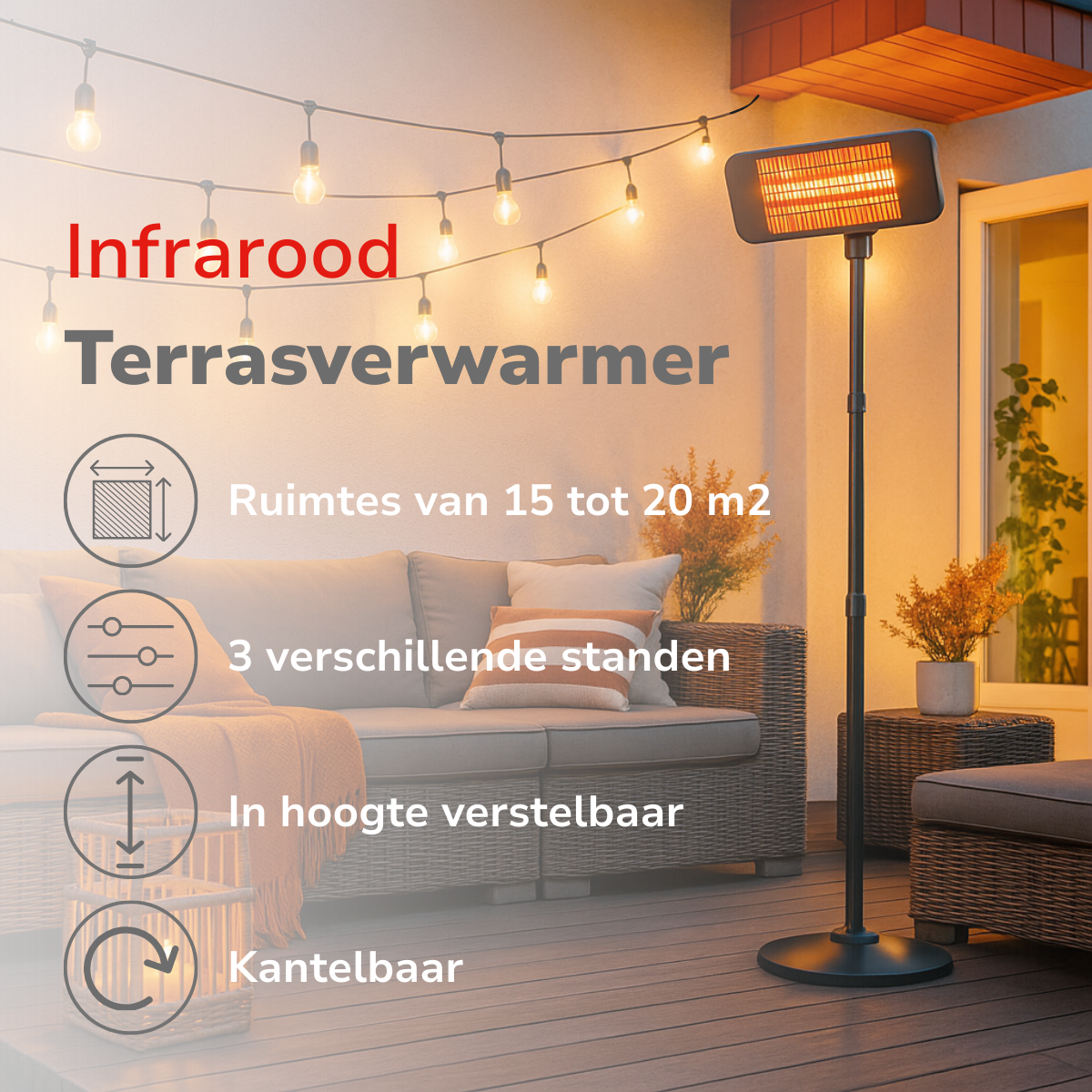 alpina Infrarood Heater 2000W - maximondo