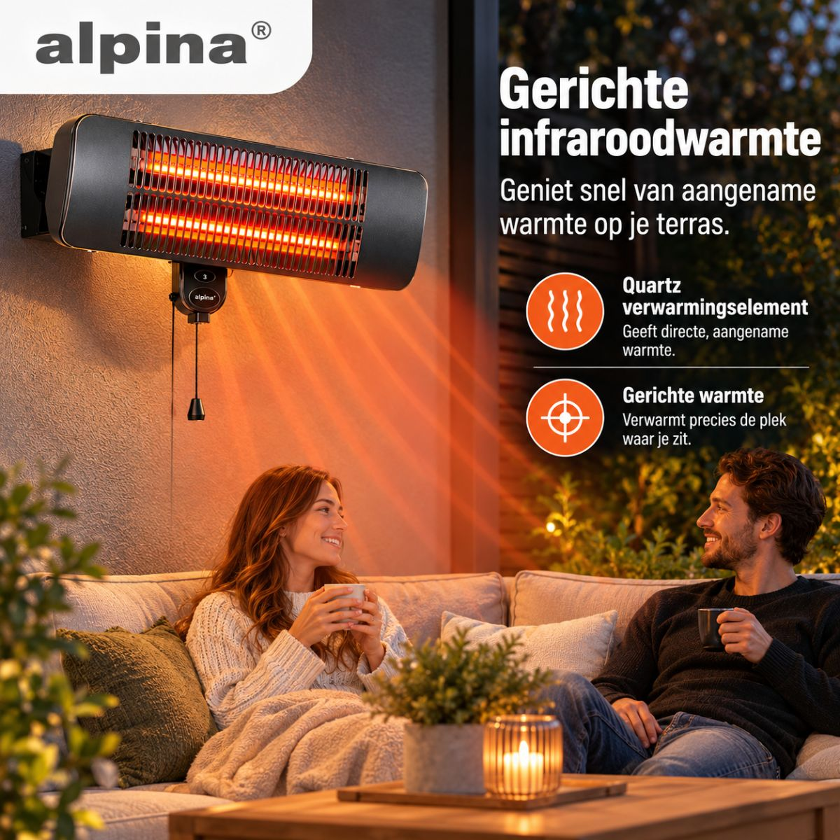 alpina Infrarood Heater - maximondo