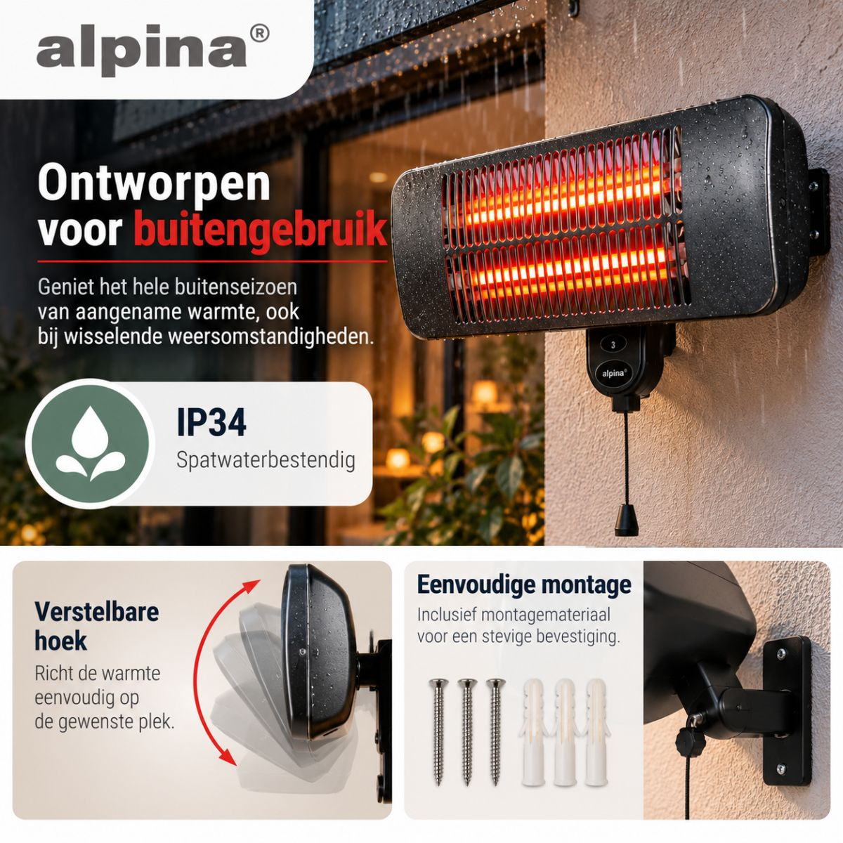 alpina Infrarood Heater - maximondo