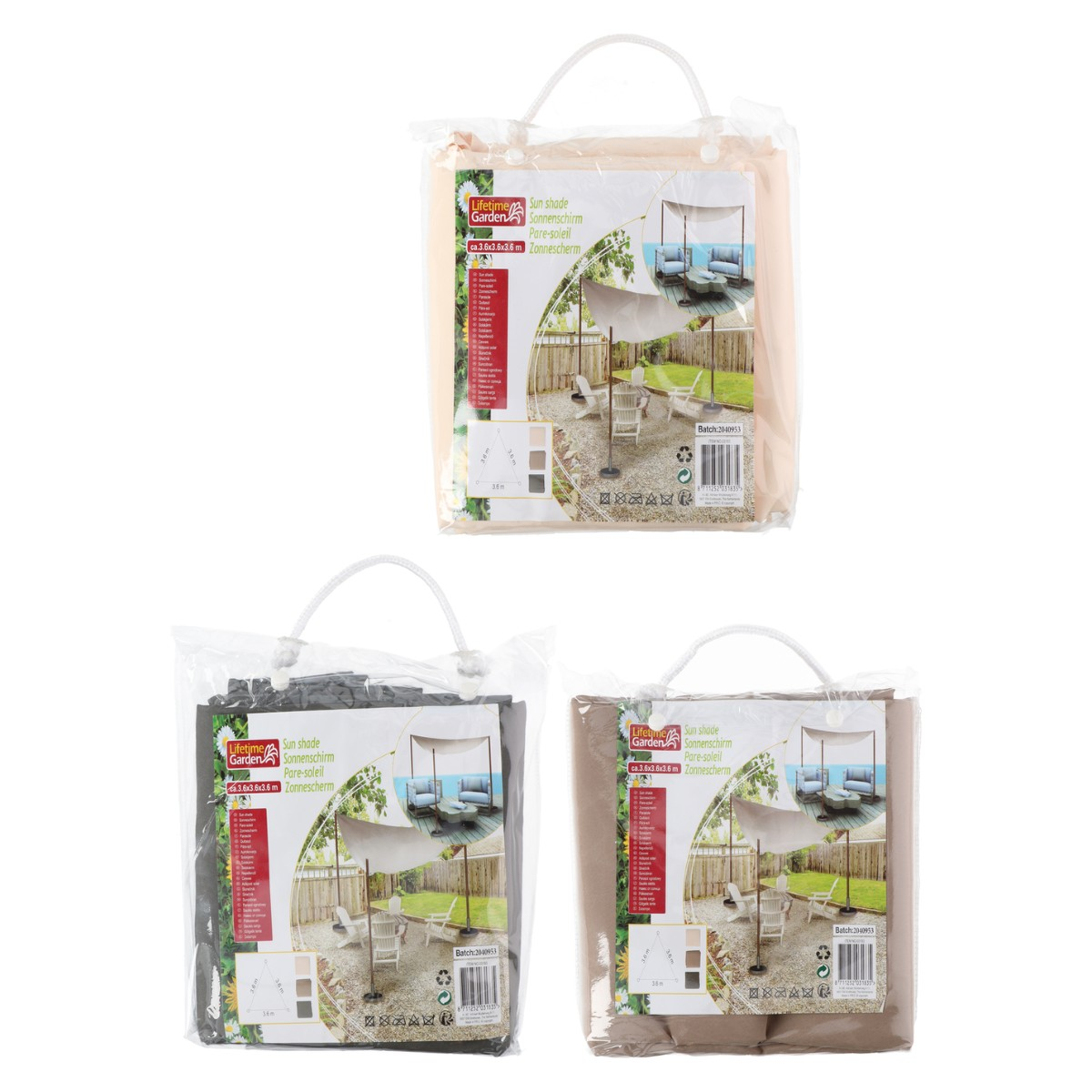 Lifetime Garden Schaduwdoek 3,6m - maximondo