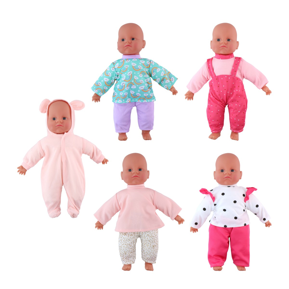 Eddy Toys Poppenkleertjes Babypop 40-45 Cm - maximondo