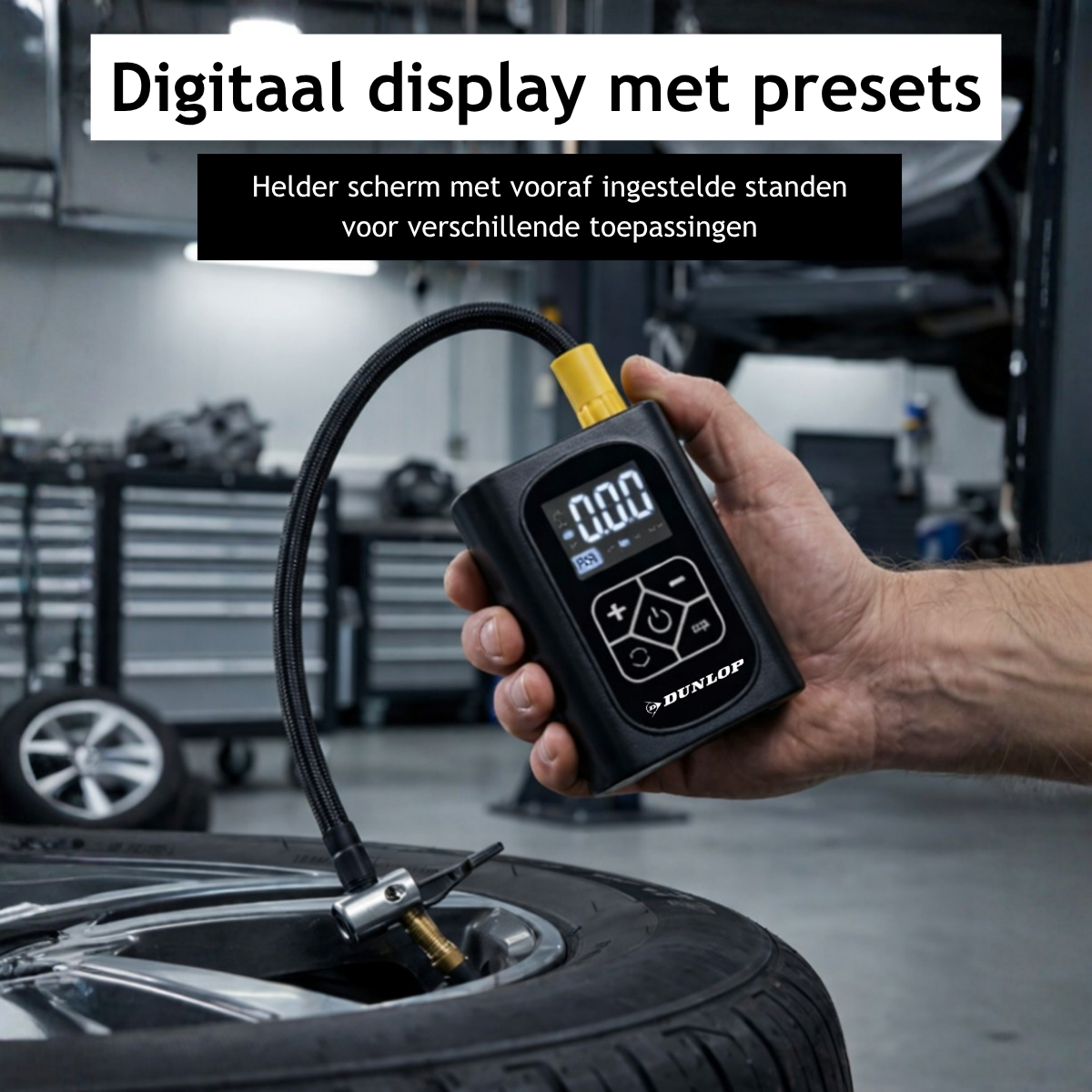 Dunlop Digitale Luchtcompressor 150PSI - maximondo