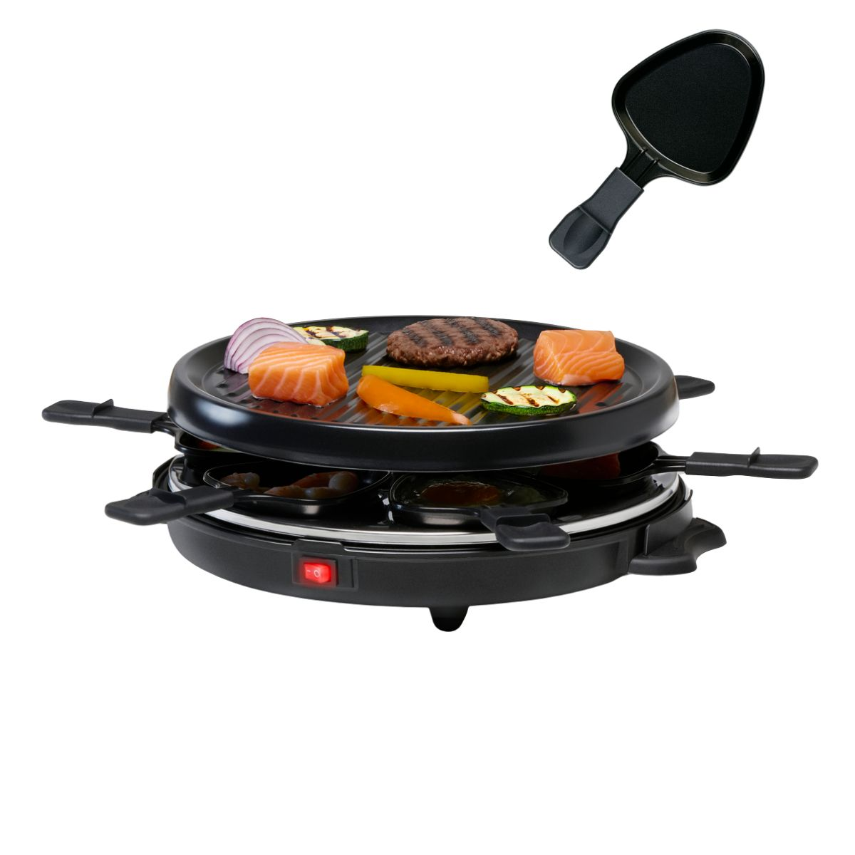 alpina Raclette-Grill 800W Met Afneembare Grillplaat - maximondo