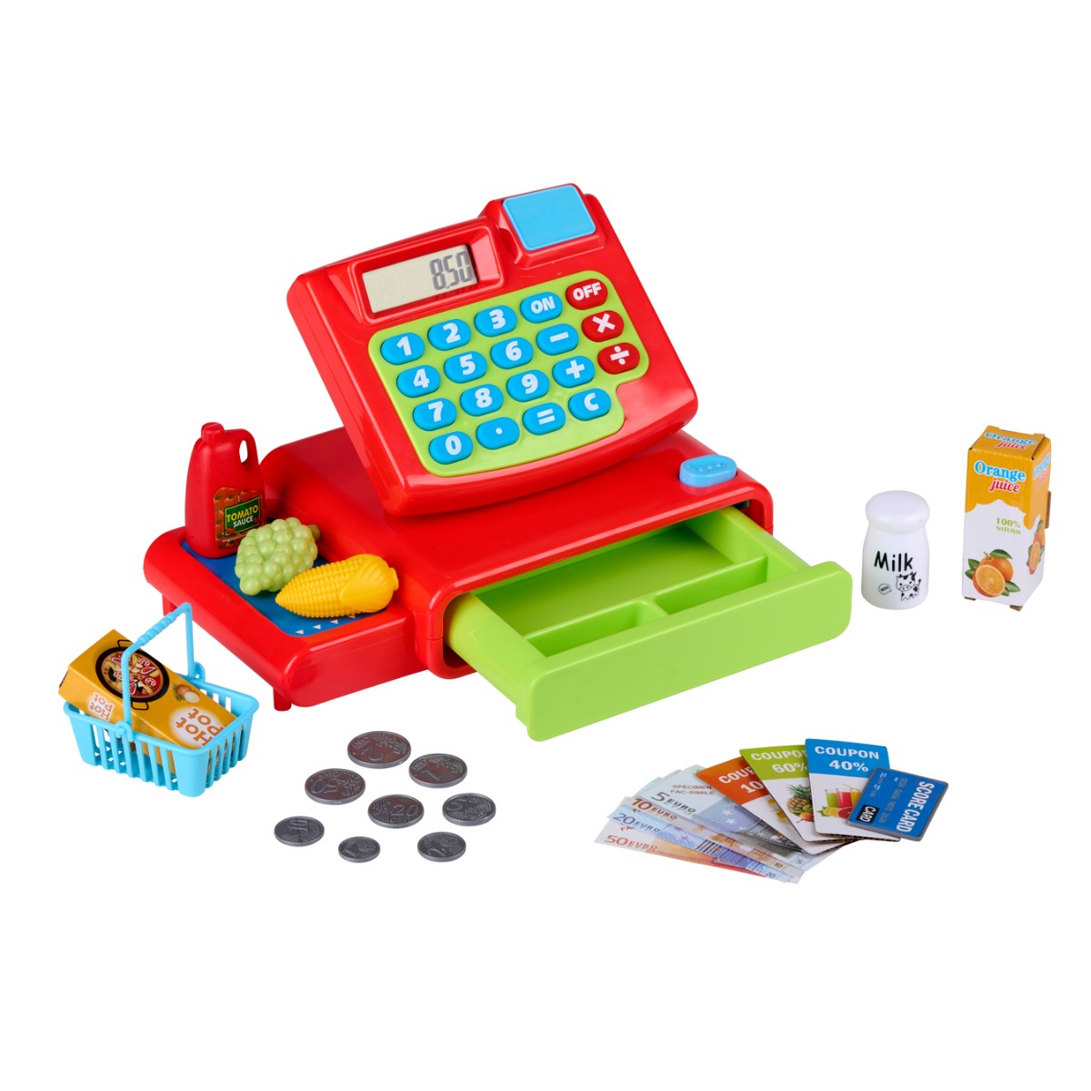 Eddy Toys Speelgoed Kassa - 25-delige Speelset - maximondo