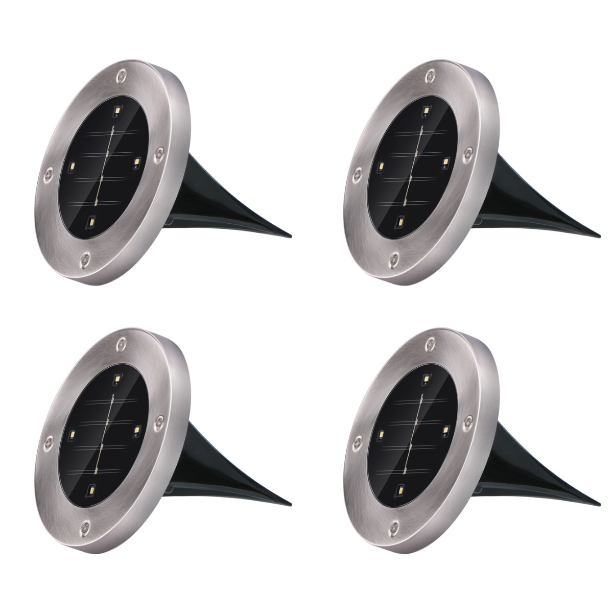 Grundig Solar Tuinverlichting Set van 4 - maximondo