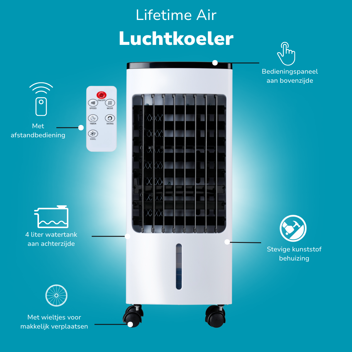 Lifetime Air Aircooler - Ventilator, Luchtkoeler