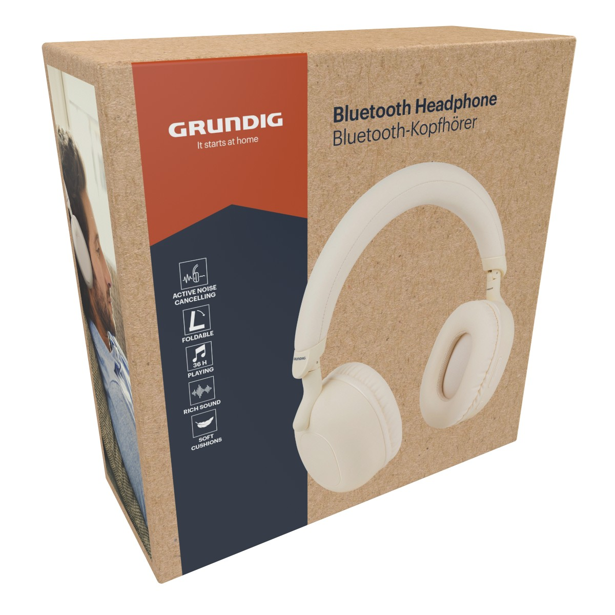 Grundig Bluetooth Koptelefoon 300mAh - maximondo